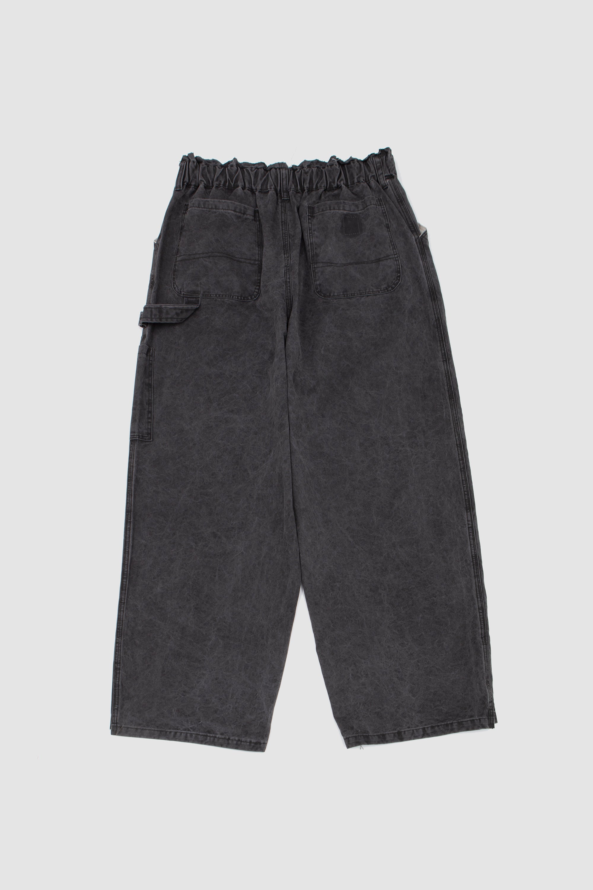 Topless Overalls Black Vintage Wash_4