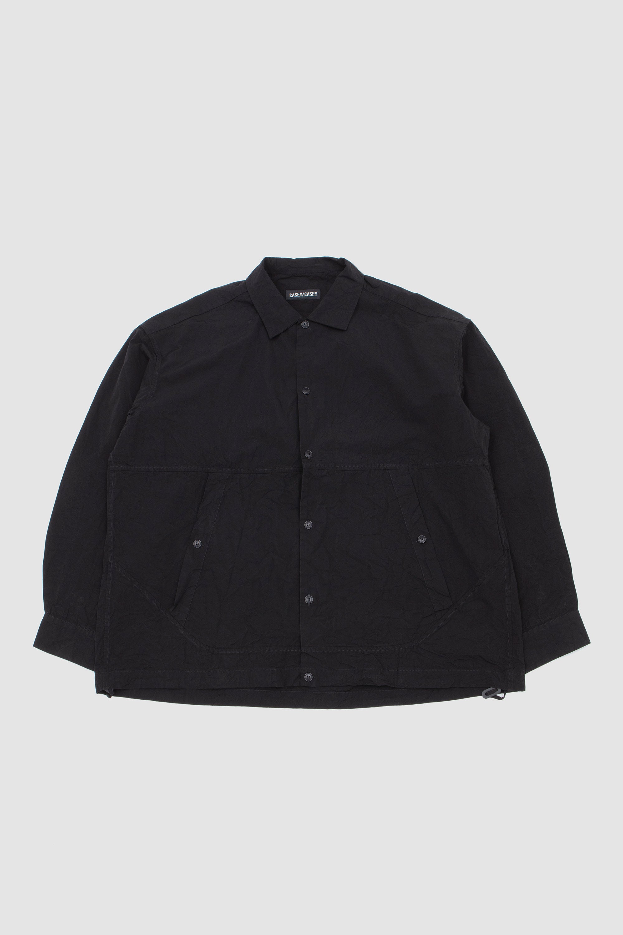 Mika Shirt Paper Cot Pitch Black