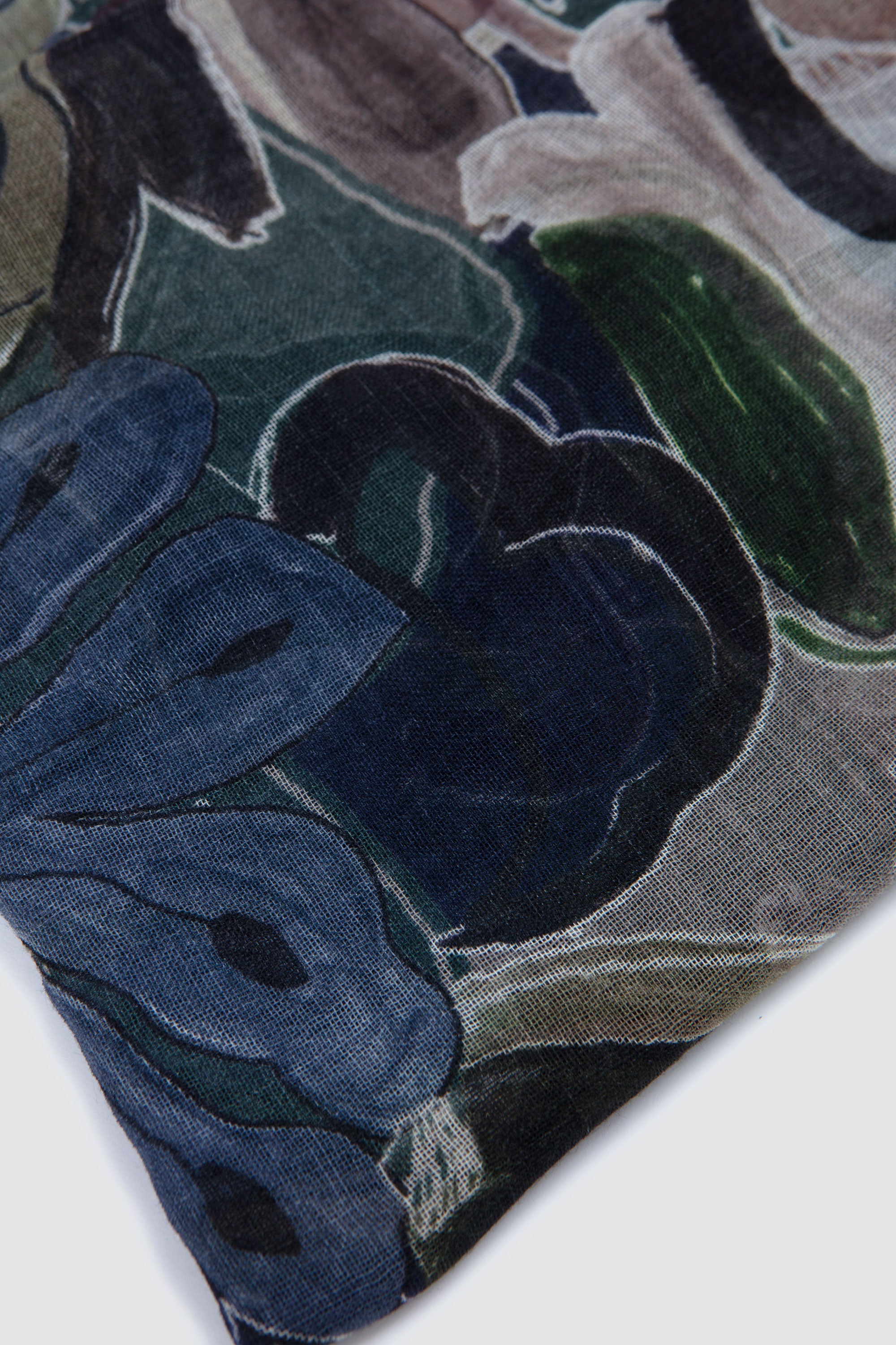 Square Scarf Wool Cash Browns_4