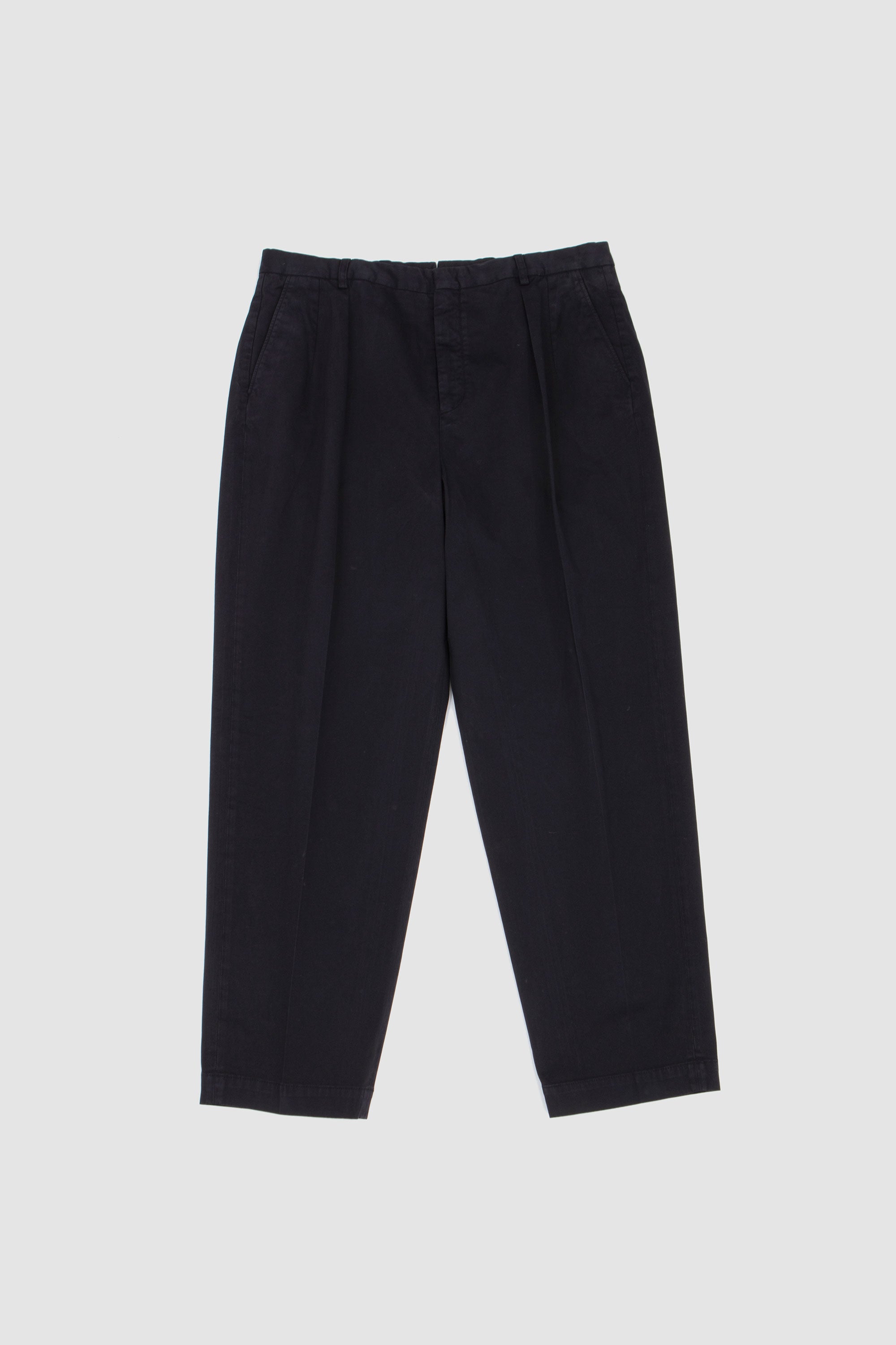 Lucio Cotton Pants Blu_1