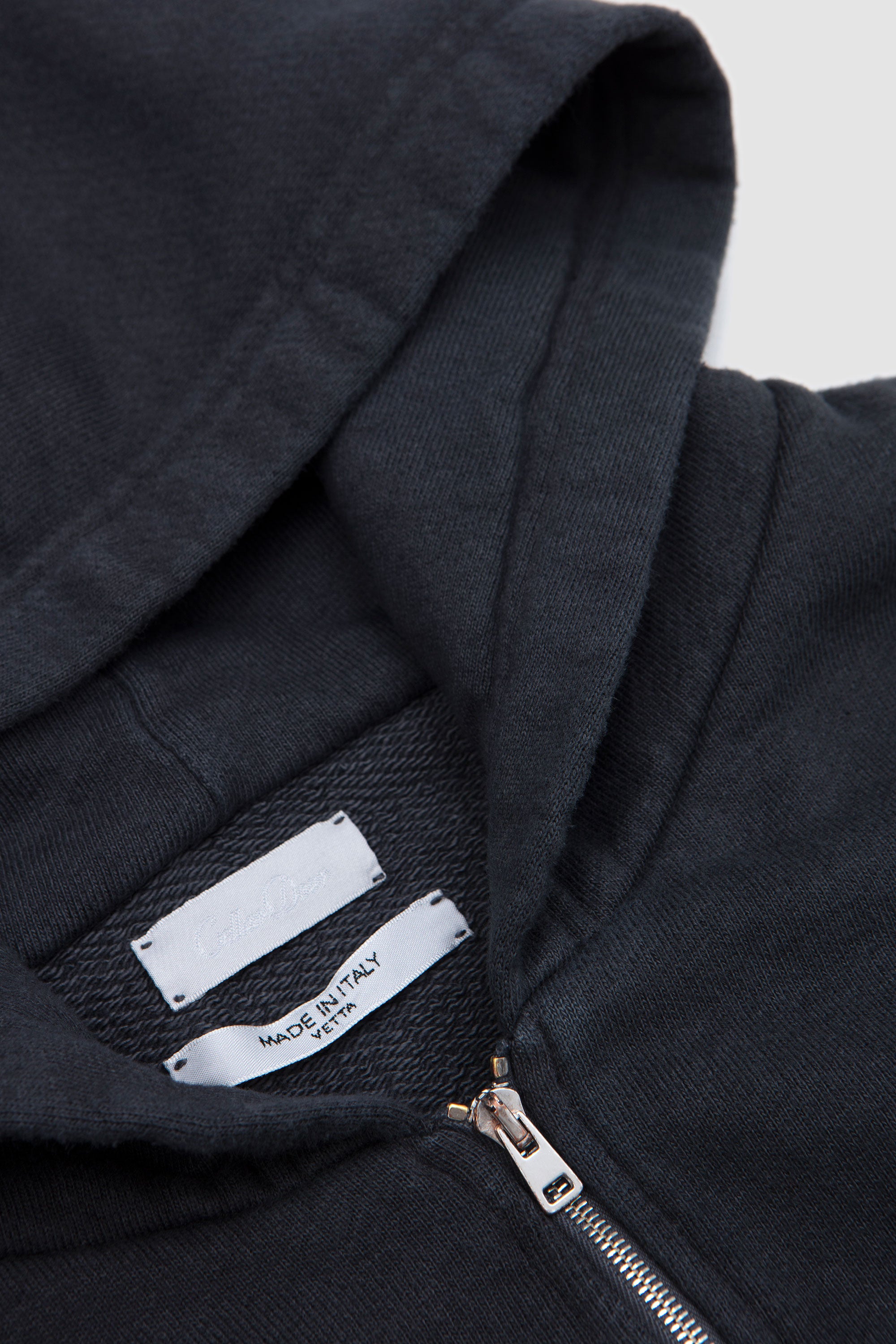 Quinn Cotton Hoodie Anthracite