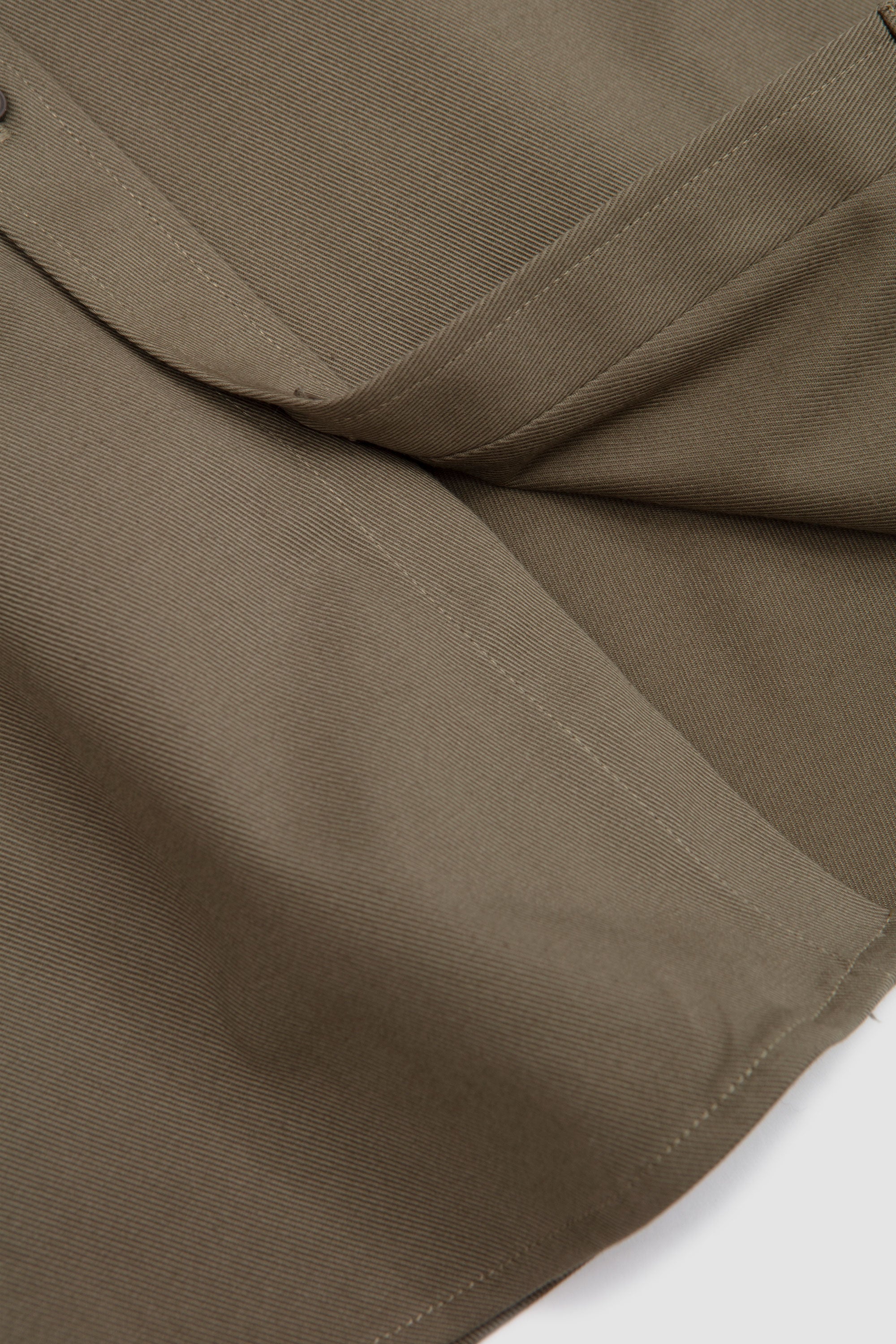 Sage Cotton Shirt Verde Bottiglia