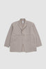 SPORTIVO STORE_Milan Rib Boxy Tailored Jacket Beige