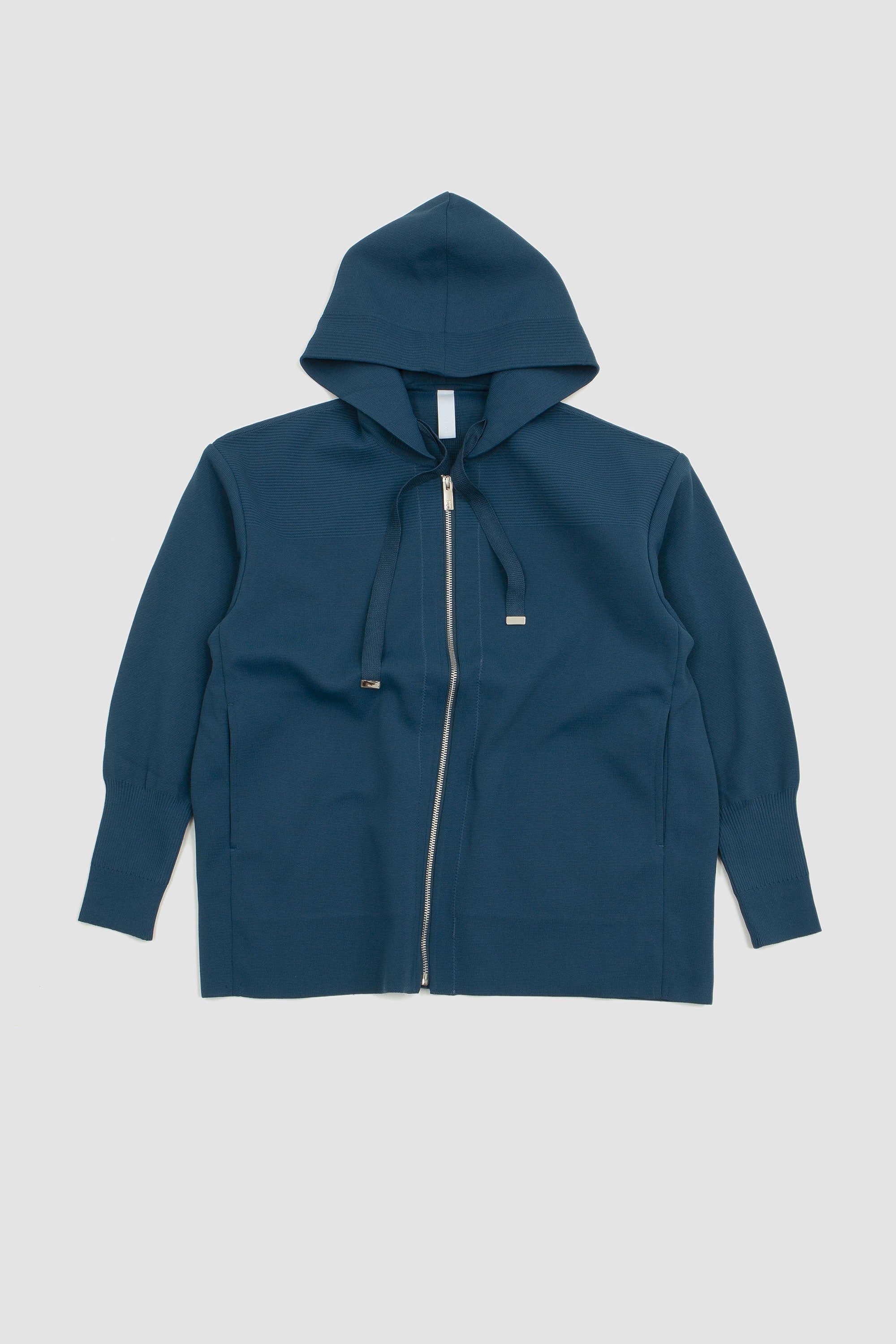 Milan Rib Hoodie Jacket Marine Blue