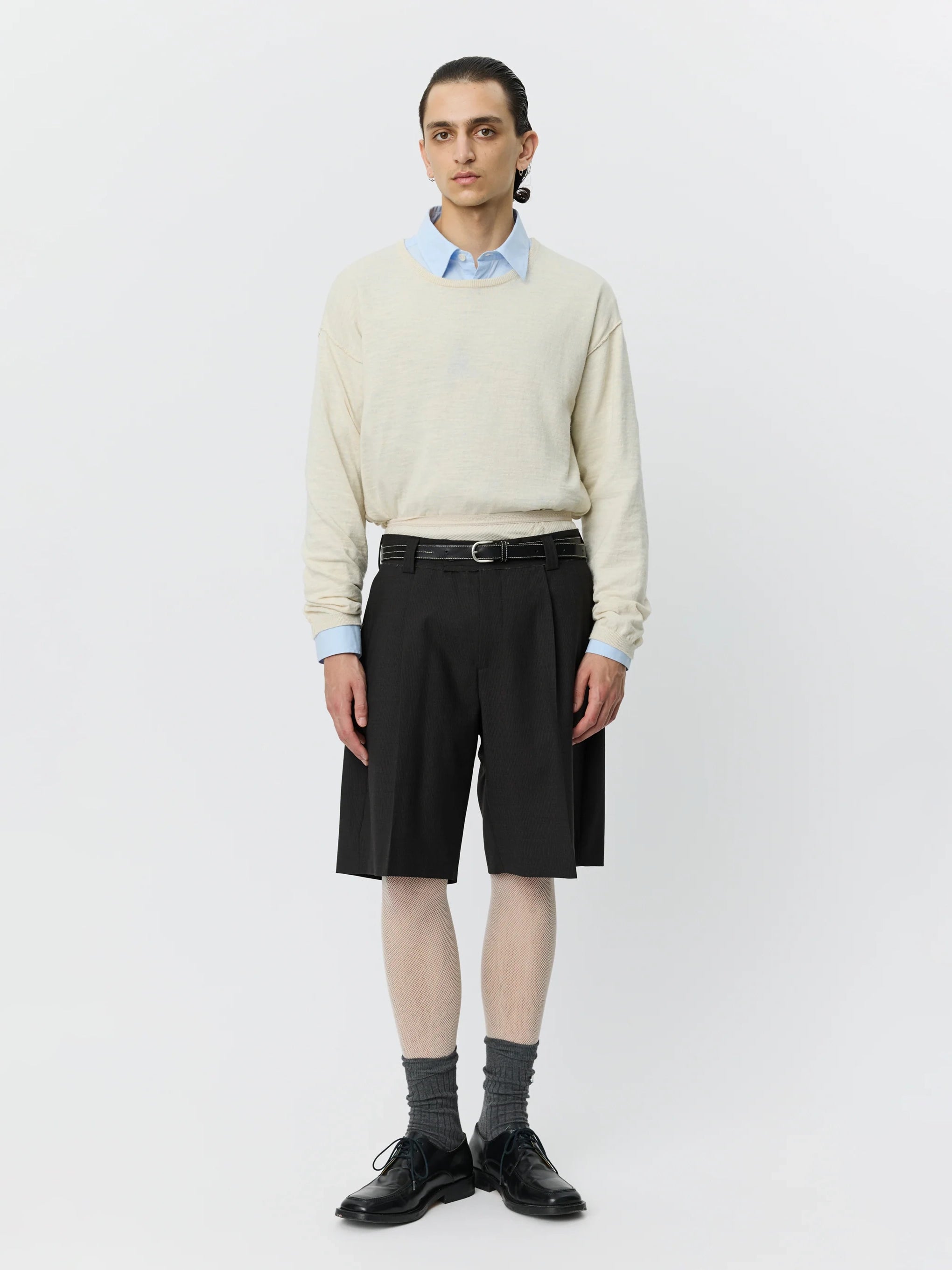 Classic Shorts Dark Grey Stripe_1