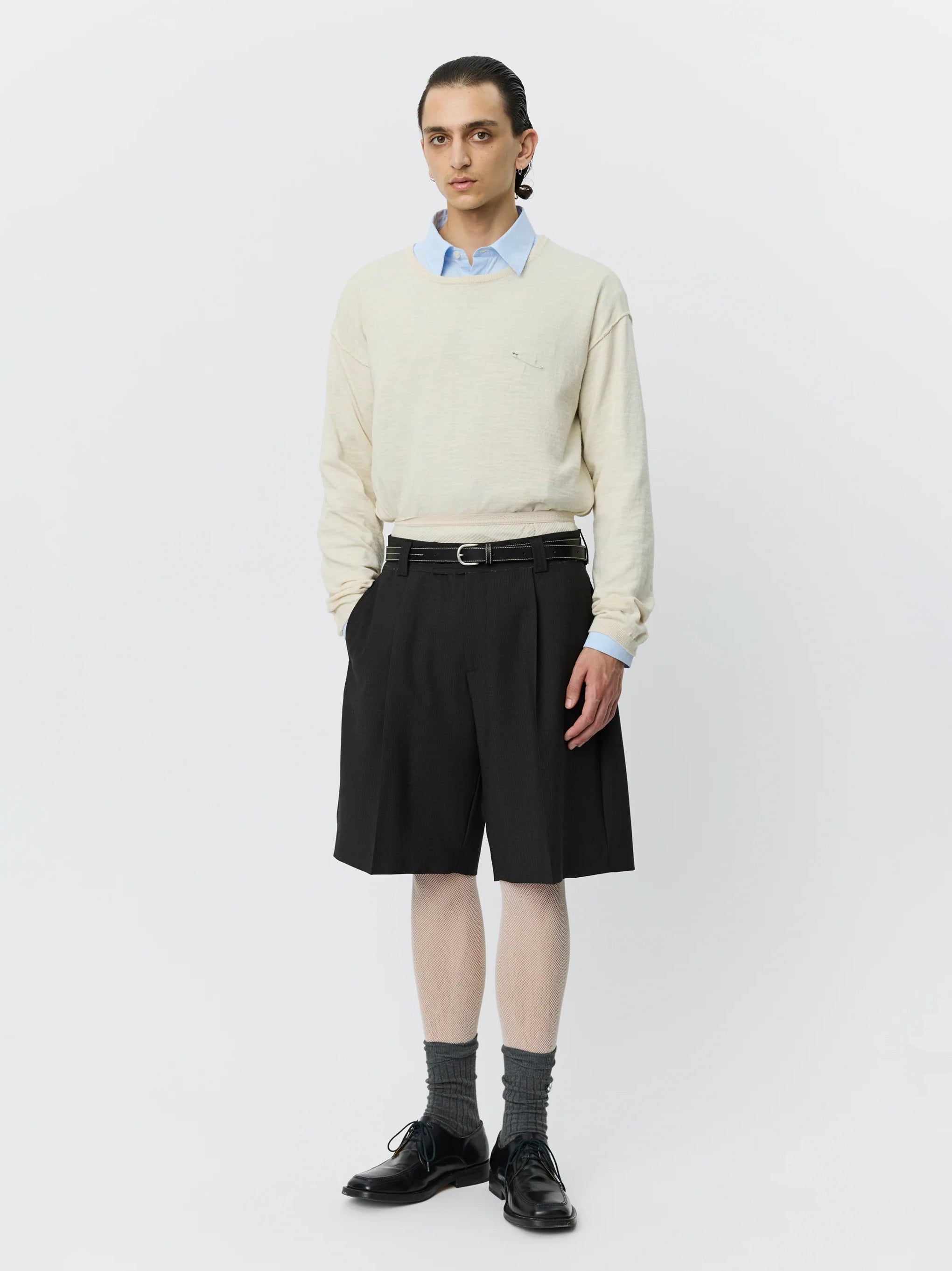 Classic Shorts Dark Grey Stripe_3
