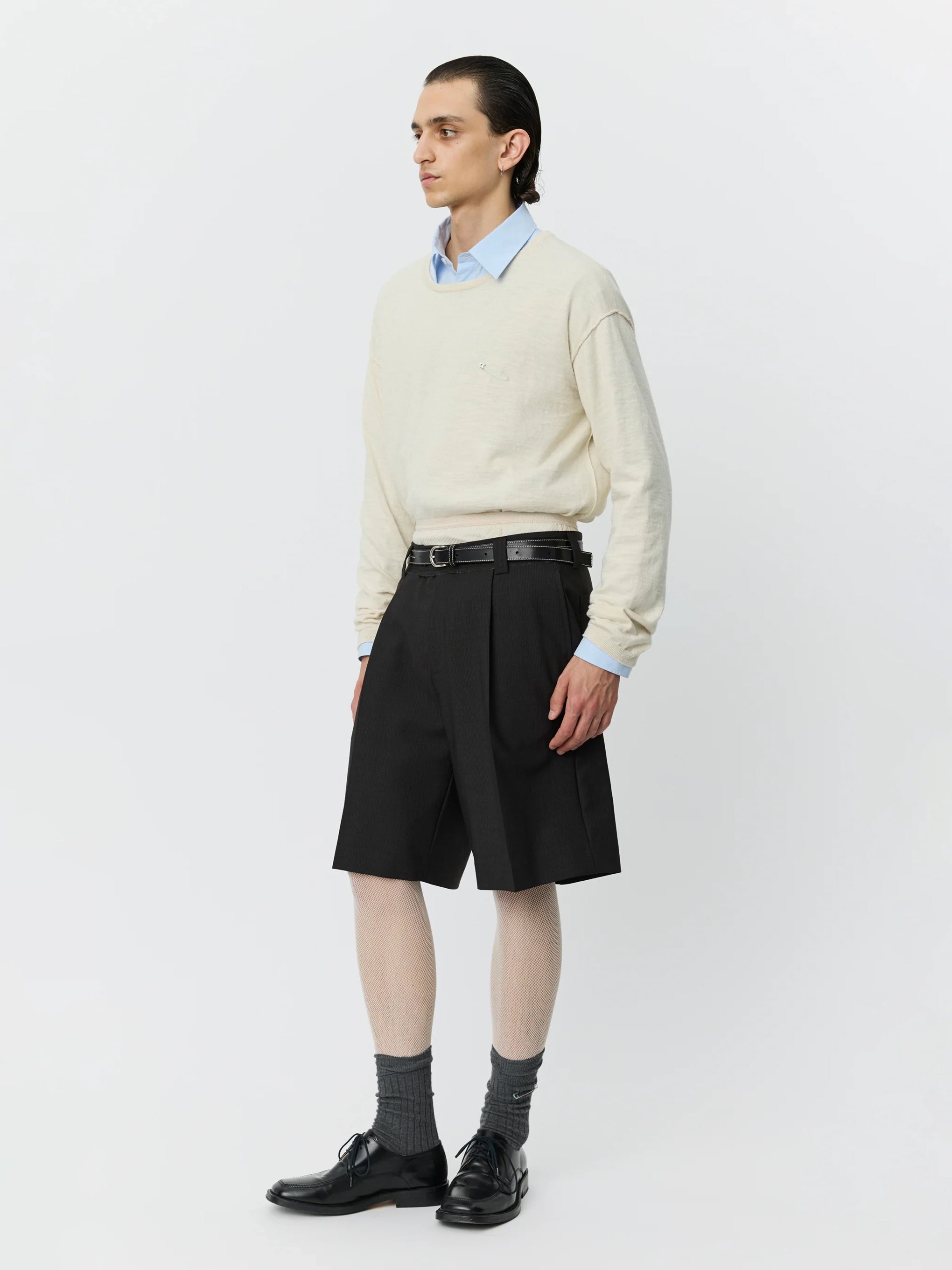 Classic Shorts Dark Grey Stripe_2