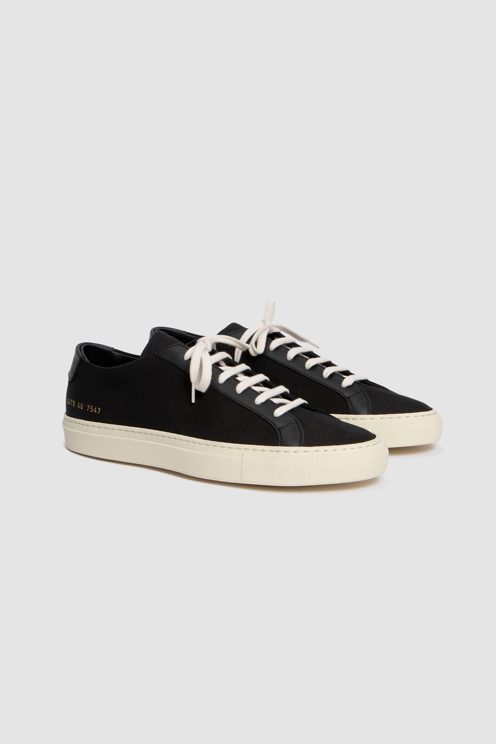 Achilles in Canvas Black