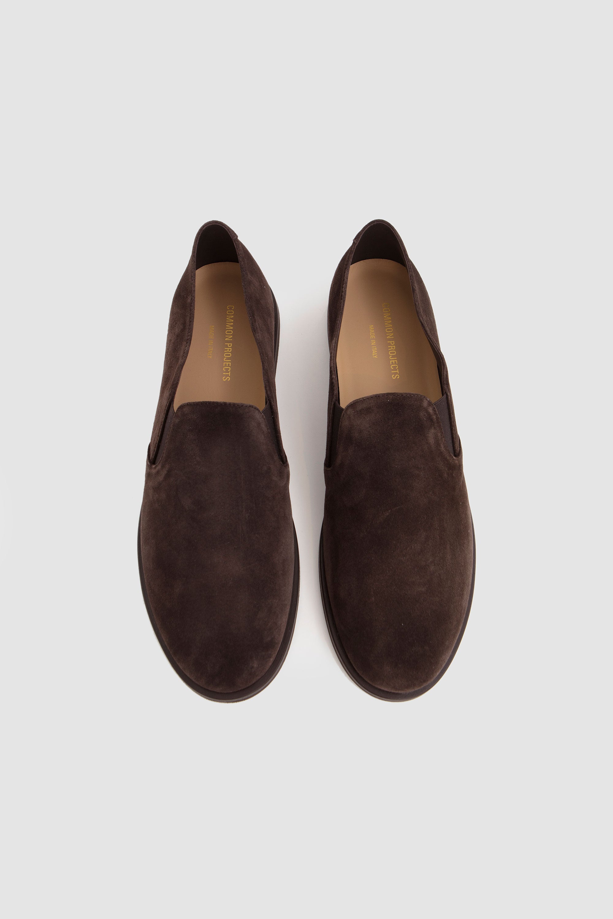 Slipper Shoe Suede Dark Brown