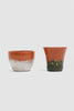 SPORTIVO STORE_Anaphi Ceramic Set of 2 Small Cups Ocher/Beige/Green_3