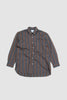 SPORTIVO STORE_Handmade Men's Shirt Striped Black/Noisette