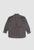 SPORTIVO STORE_Handmade Men's Shirt Striped Black/Noisette_5