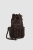 SPORTIVO STORE_Leather Basket Small Bag Dark Brown