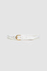 SPORTIVO STORE_Leather Belt White