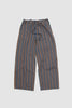 SPORTIVO STORE_Maxi Large Pants Striped Black/Noisette