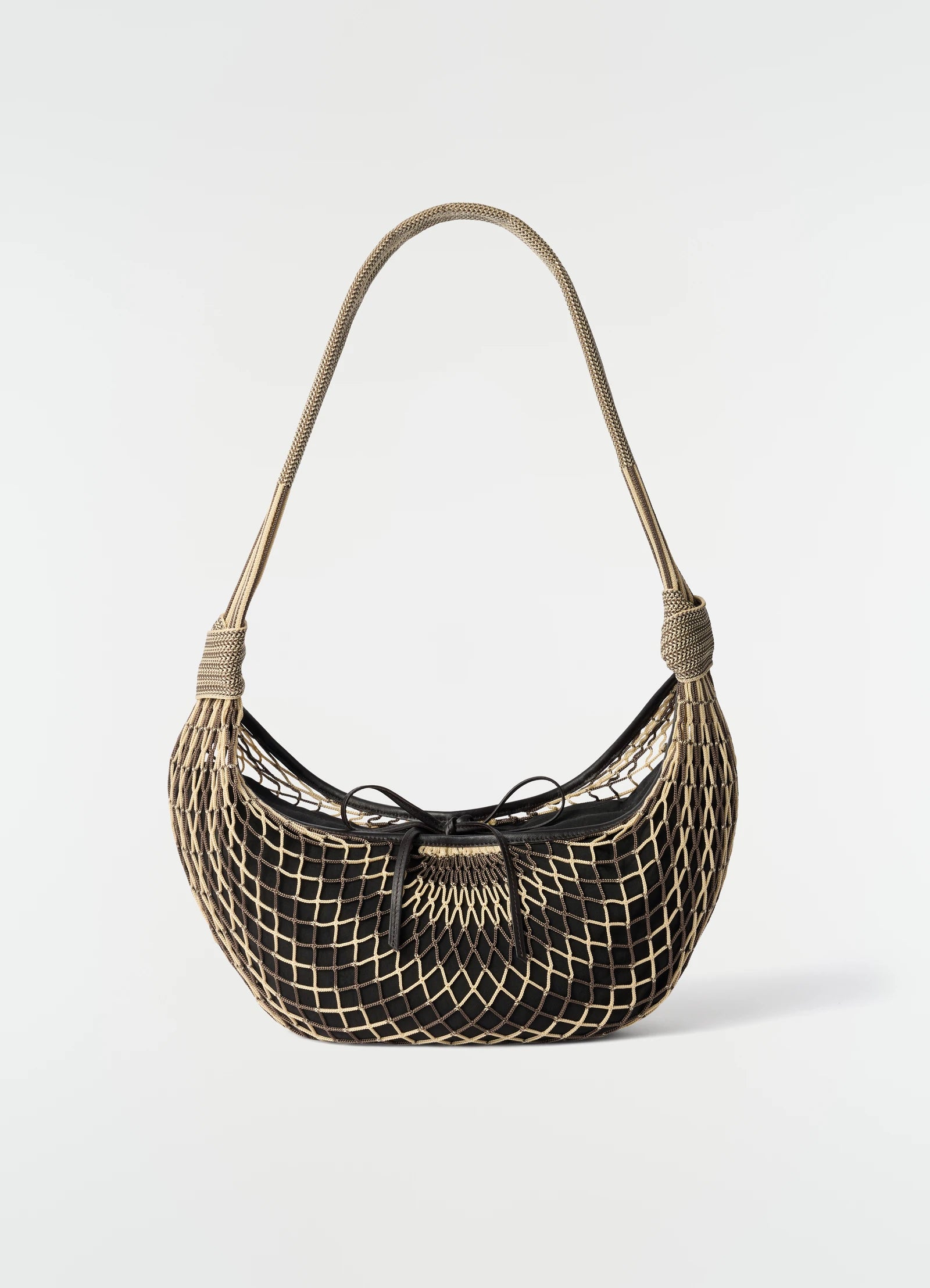 Croissant Filt Bag Light Beige/ Marron Glace_3