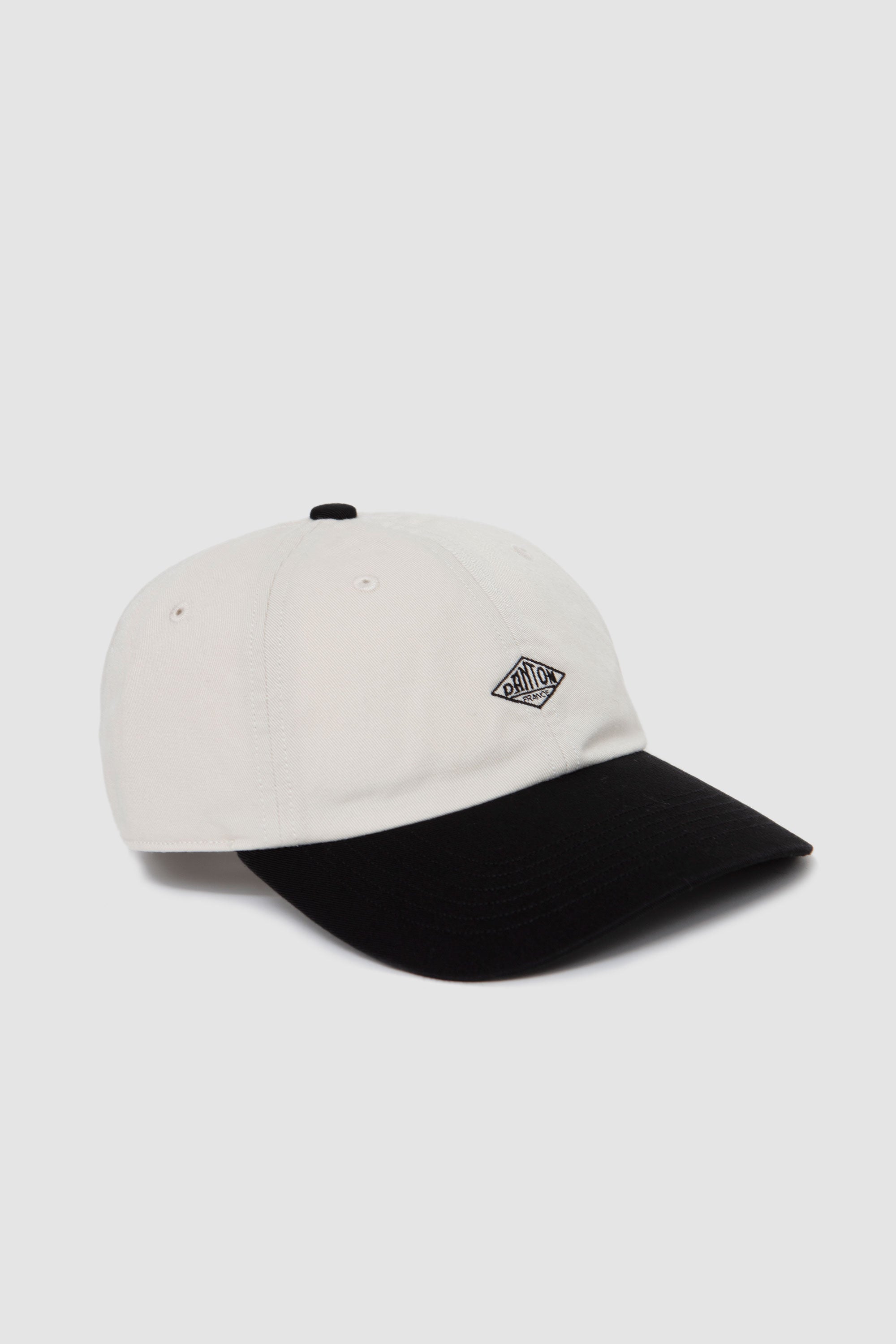6Panel2Tone Cap Ecru/ Black/ Black