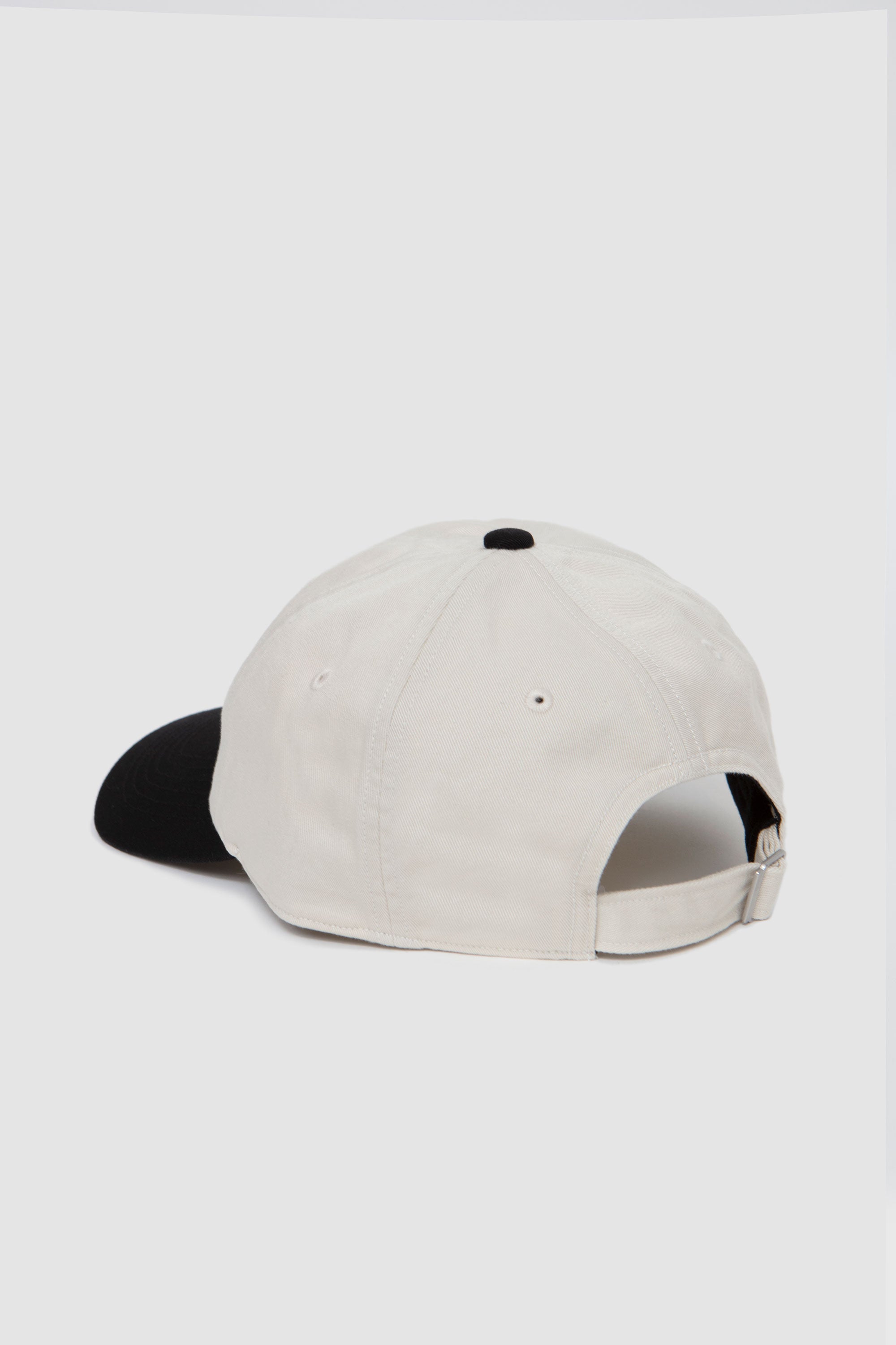 6Panel2Tone Cap Ecru/ Black/ Black