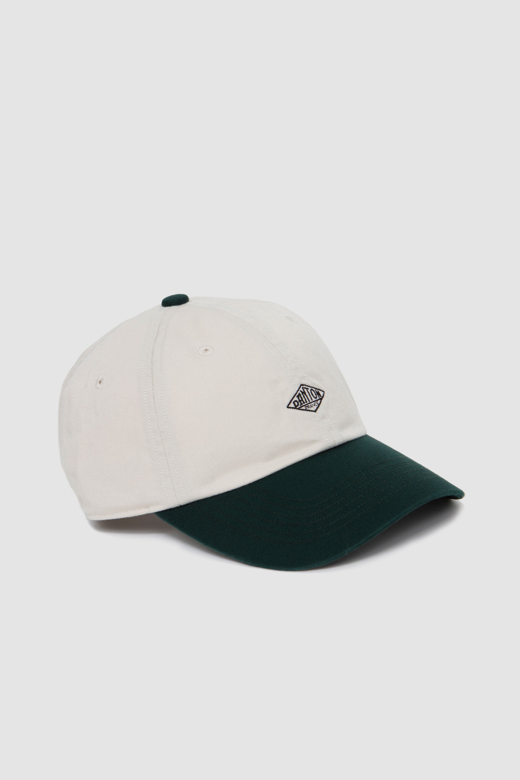 6Panel2Tone Cap Ecru/ Green/ Black_1