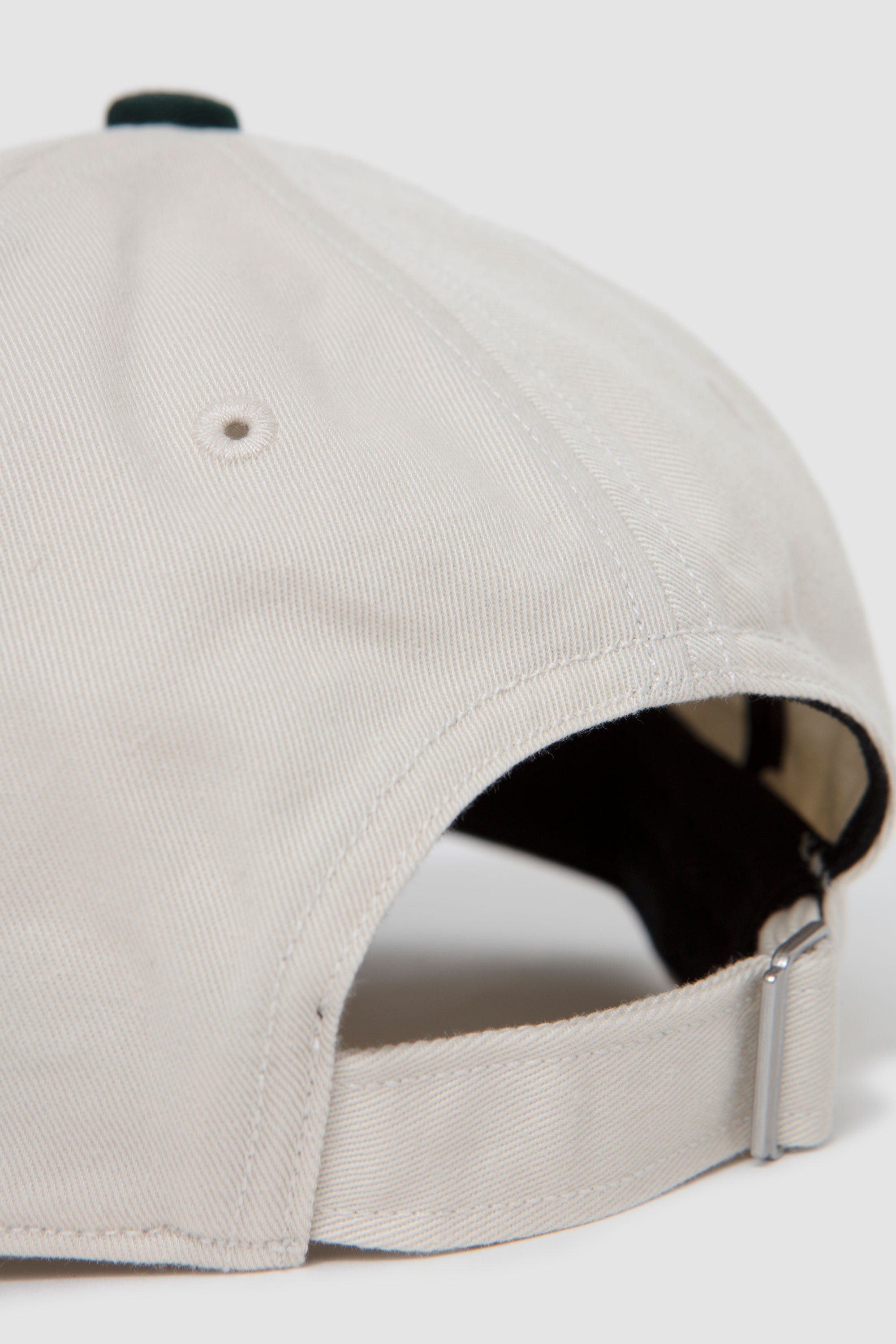 6Panel2Tone Cap Ecru/ Green/ Black_4