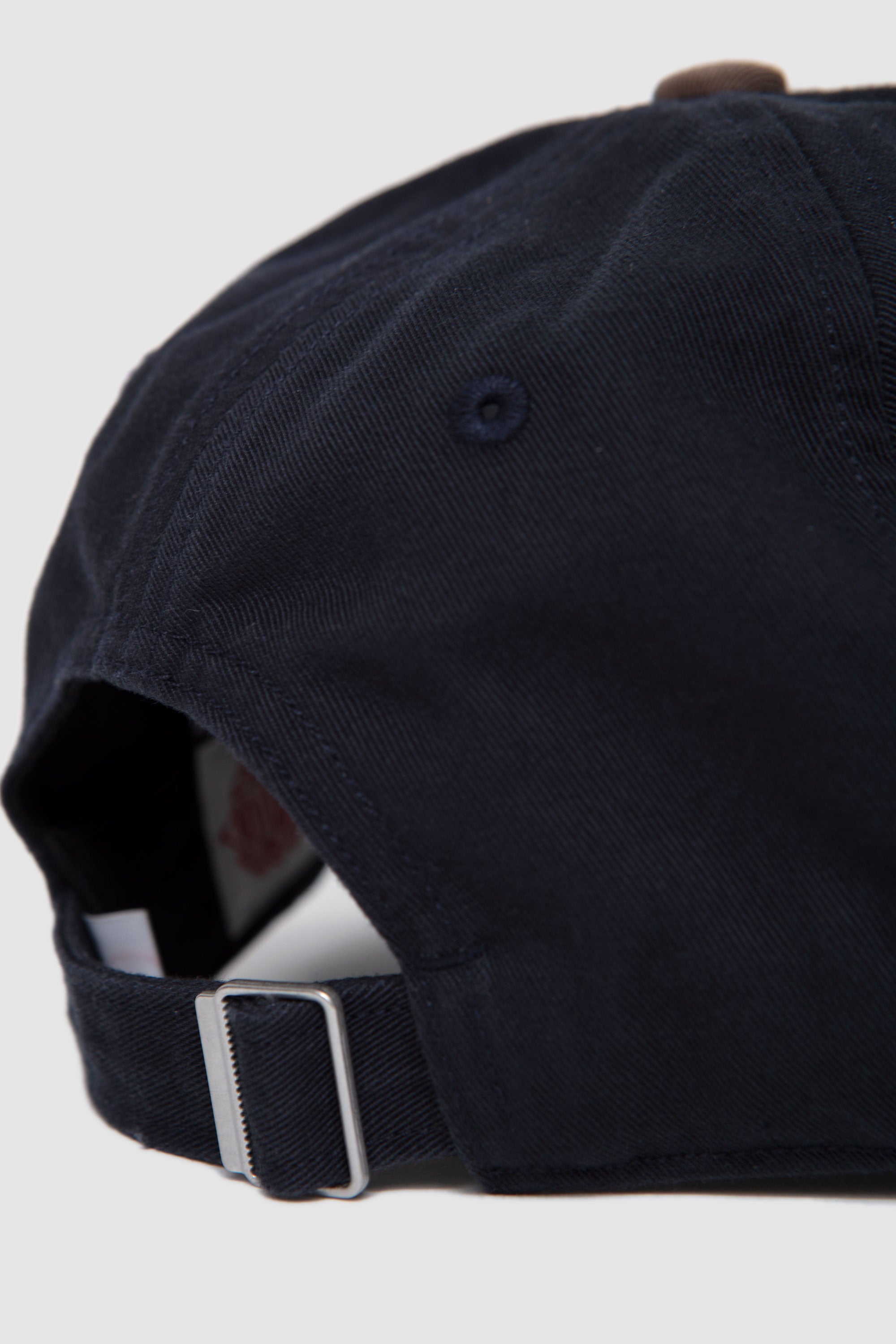 6Panel2Tone Cap Navy/ Brown/ White_4