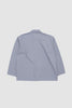 SPORTIVO STORE_Coverall Shirt Cotton/ Linen Weather Cloth Dark Sax_5