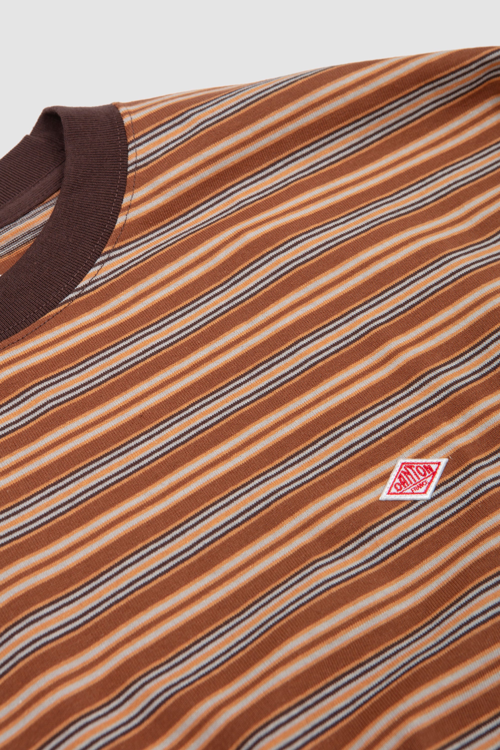 Long Sleeve T-Shirt Brown/ Orange Multi