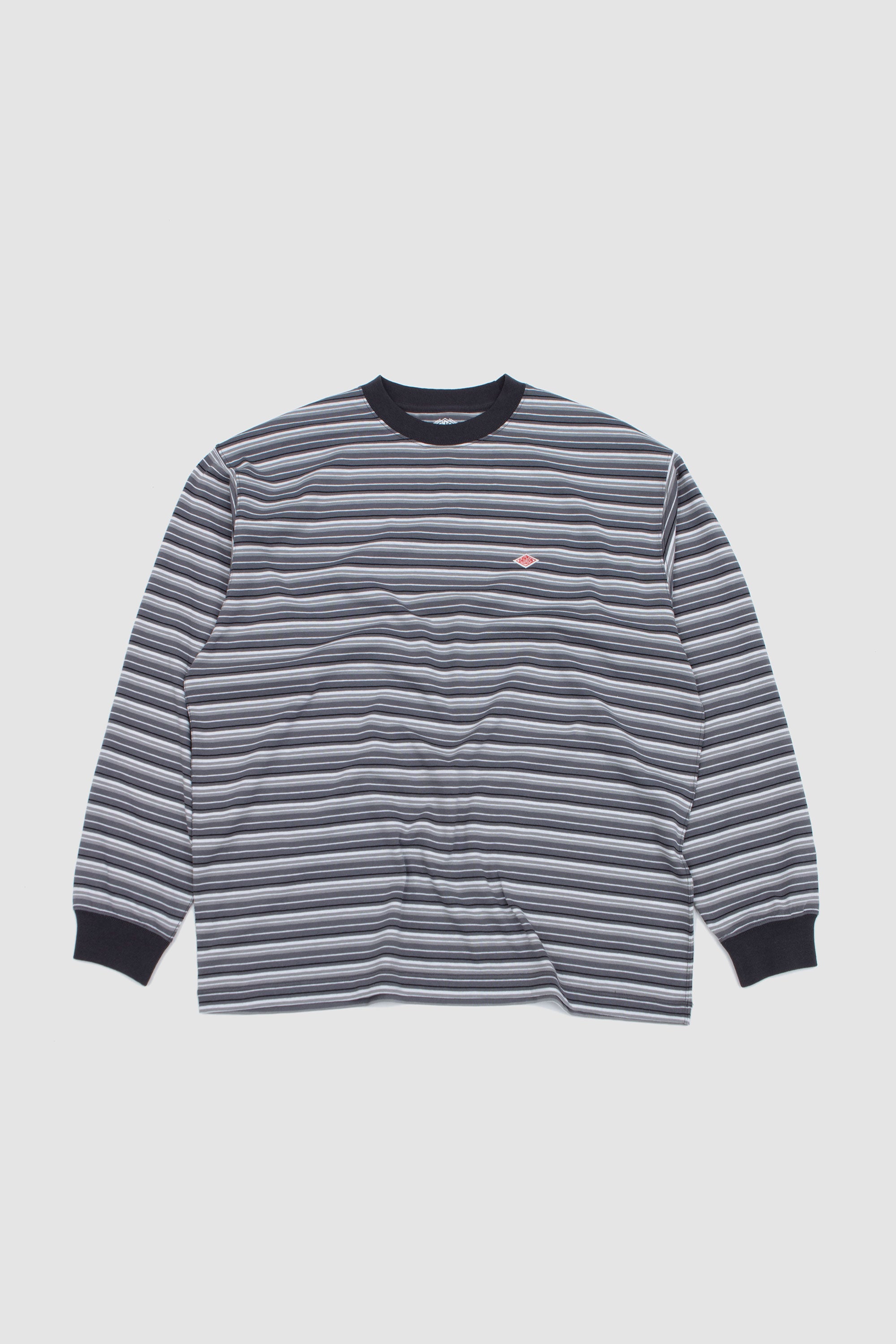 Long Sleeve T-Shirt Grey/ White Multi