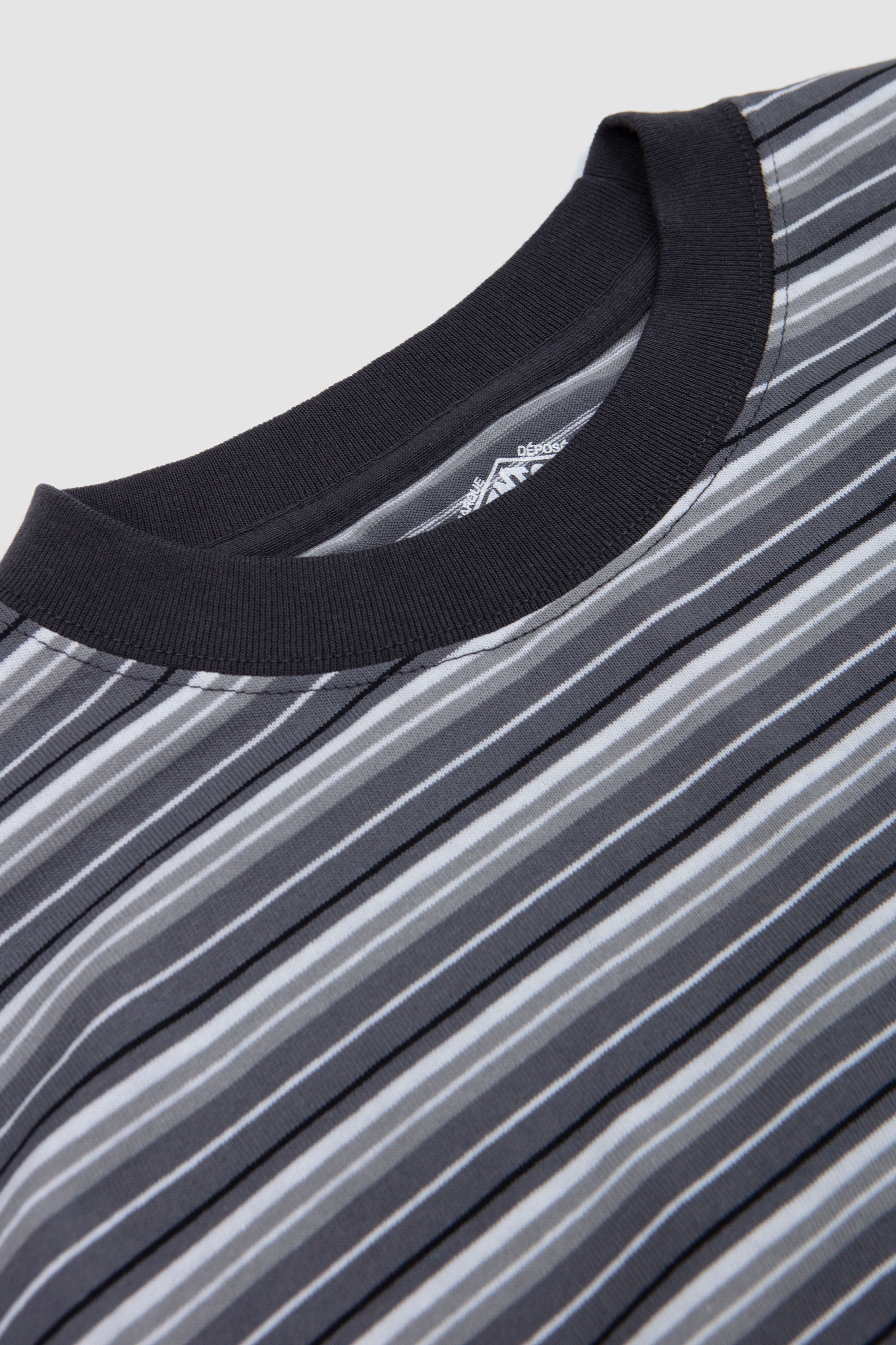 Long Sleeve T-Shirt Grey/ White Multi