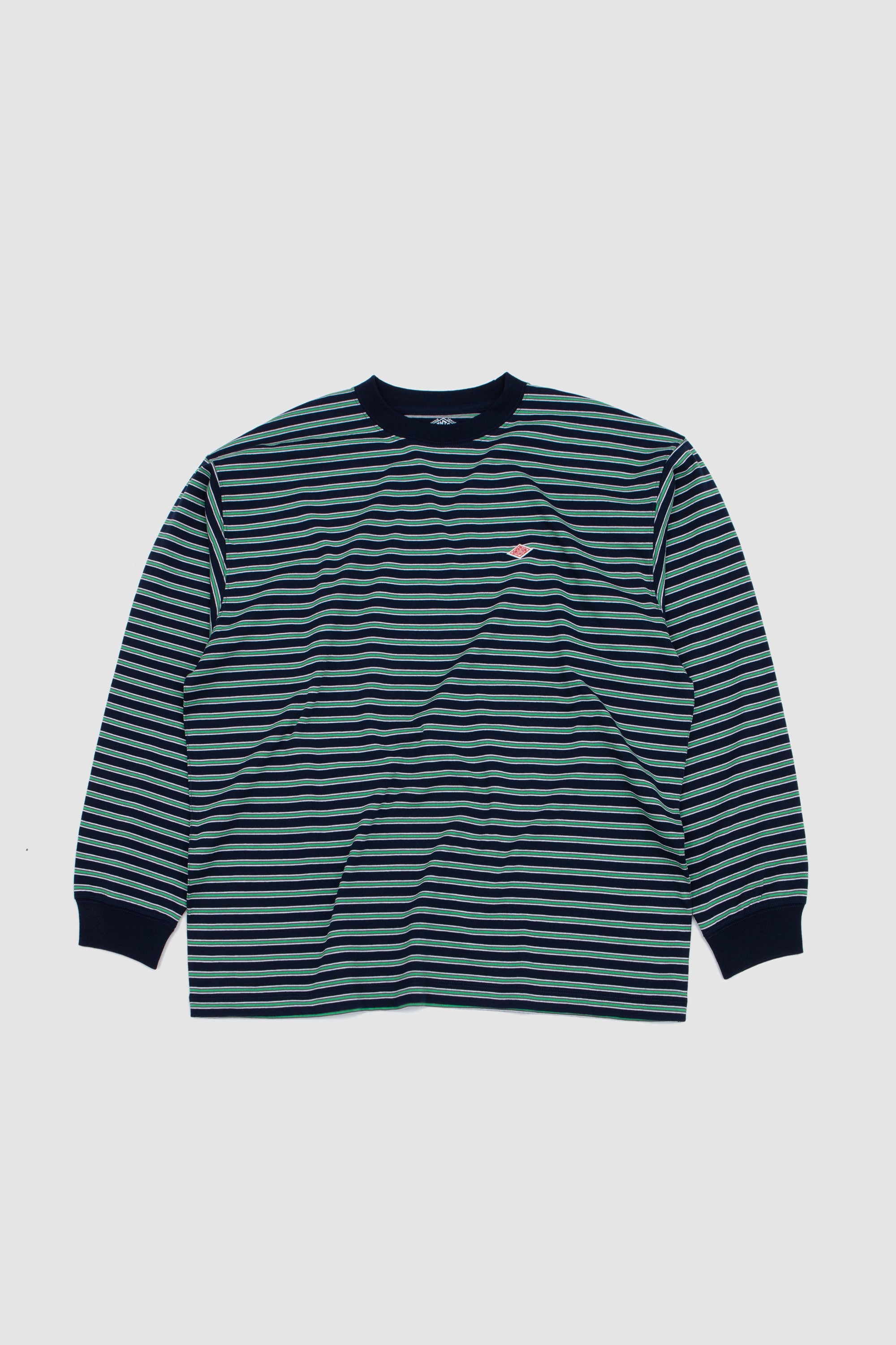 Long Sleeve T-Shirt Navy/ Green Multi_1