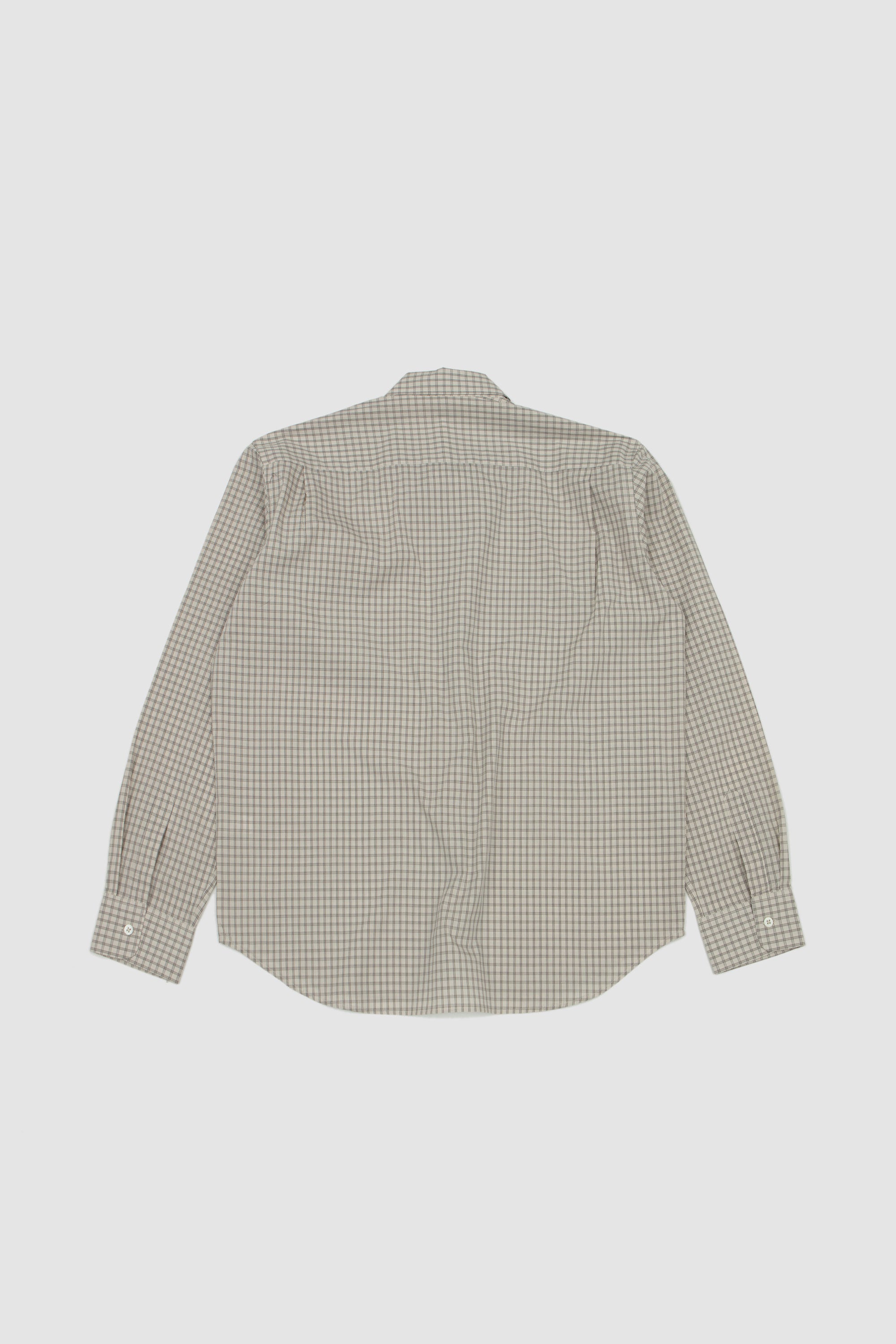 Artist Shirt Beige Pin Check_4