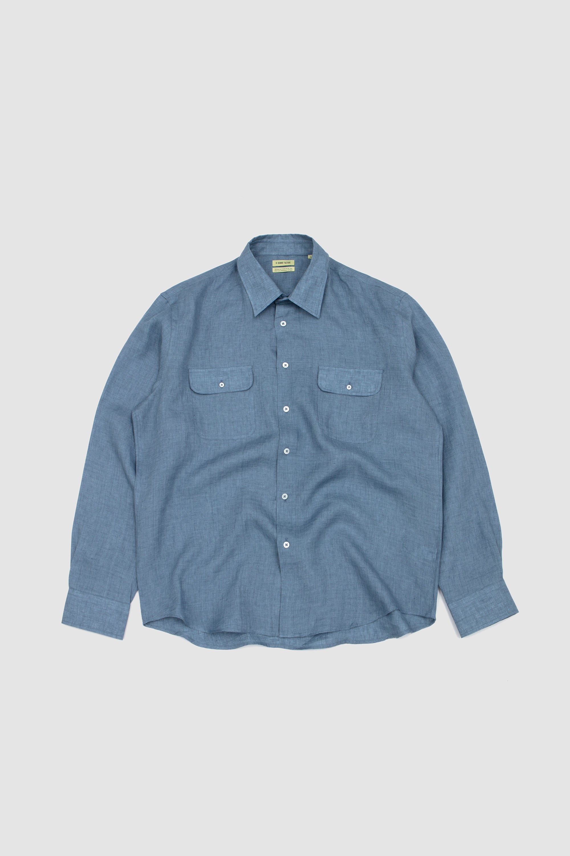 Artist Shirt Chambray Blue_1