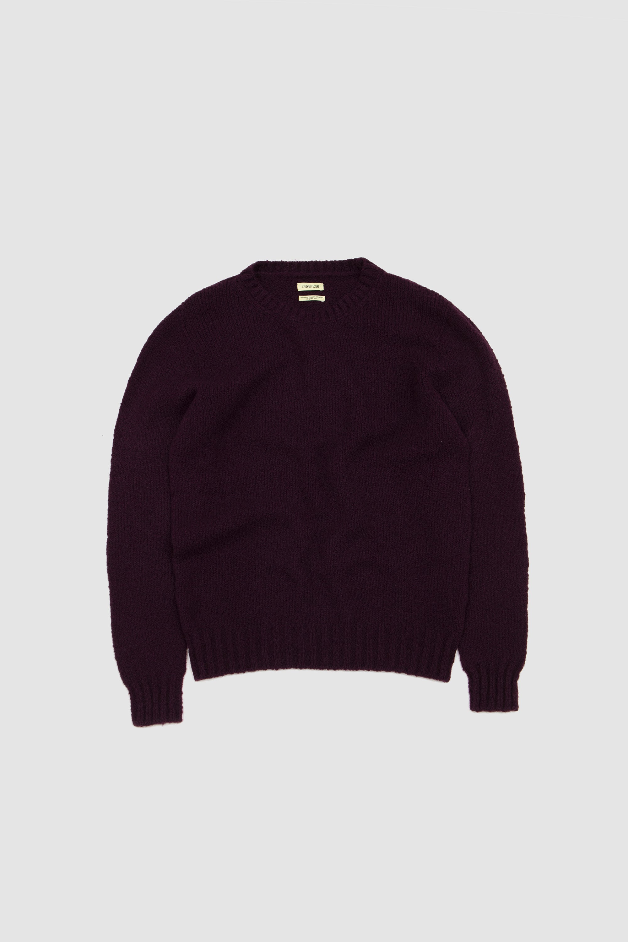Crew Neck Jumper Plum