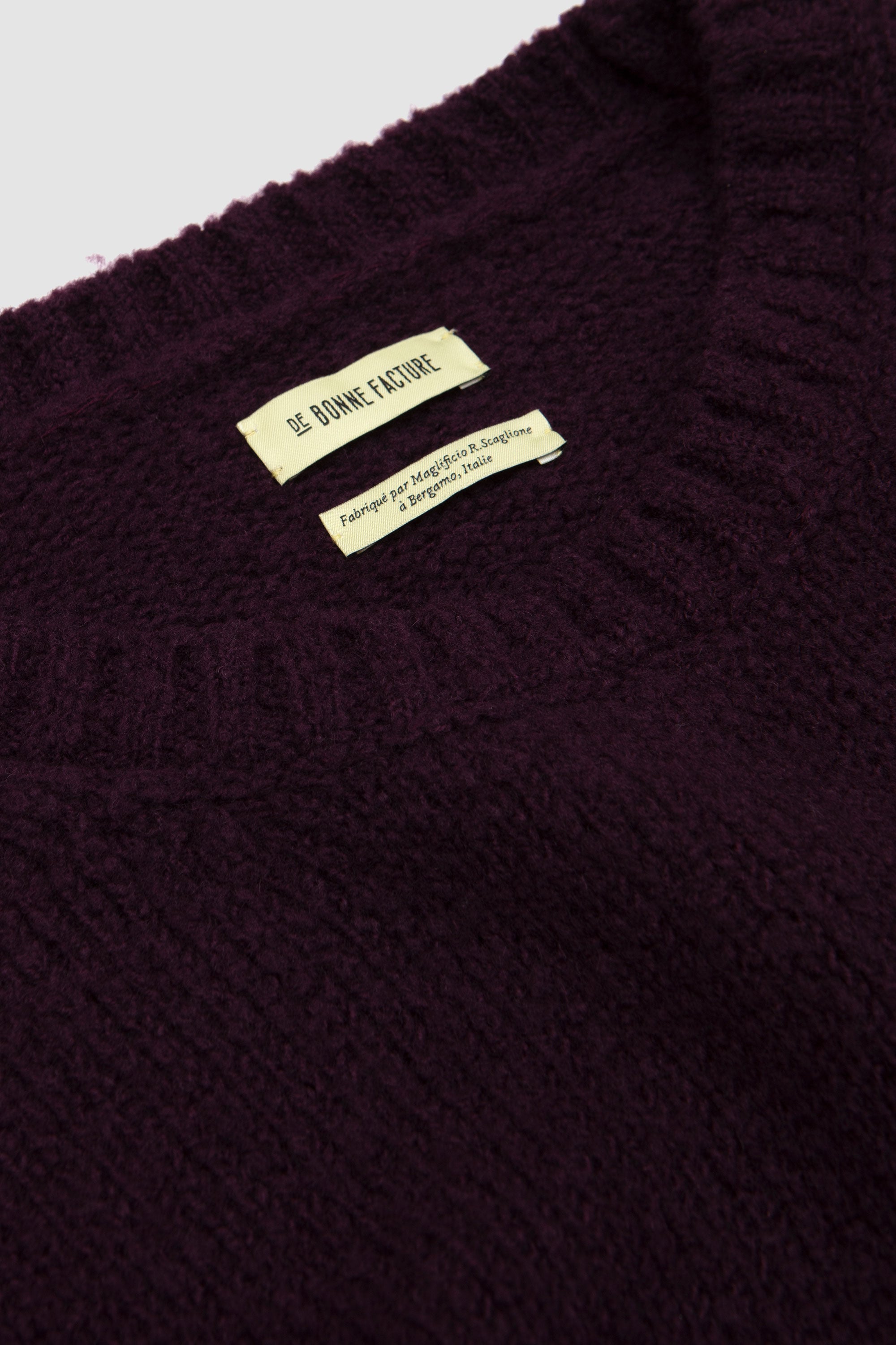 Crew Neck Jumper Plum_2