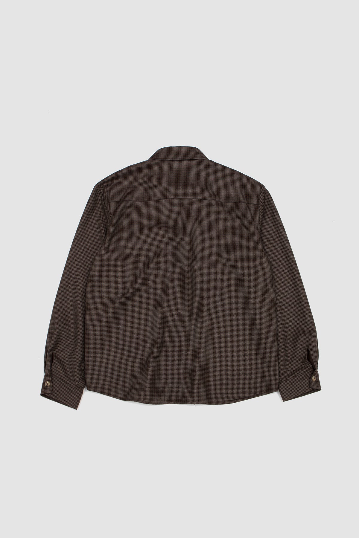 Essential Overshirt Olive Puppytooth_4
