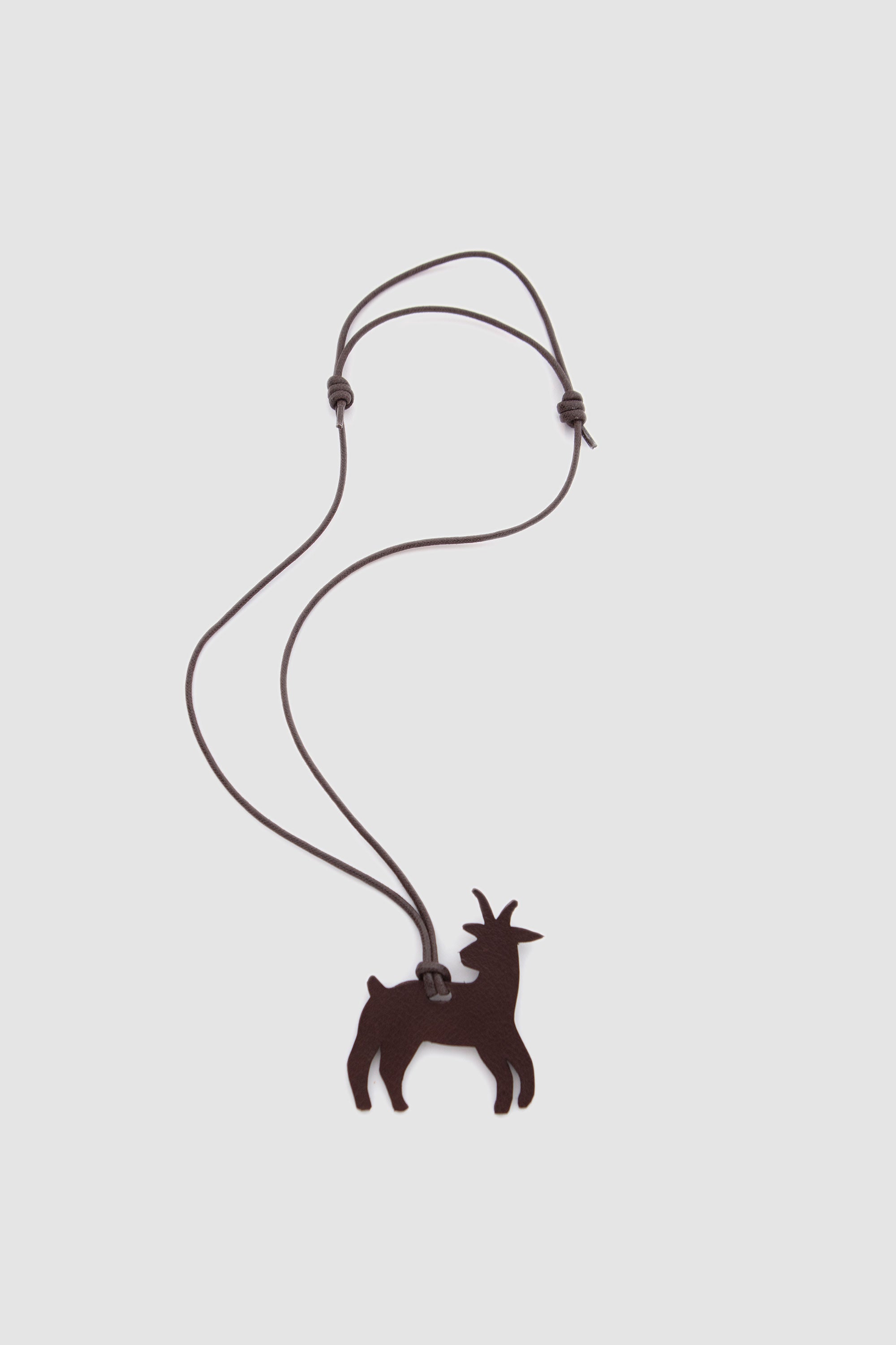 Goat Key Charm Brown_4