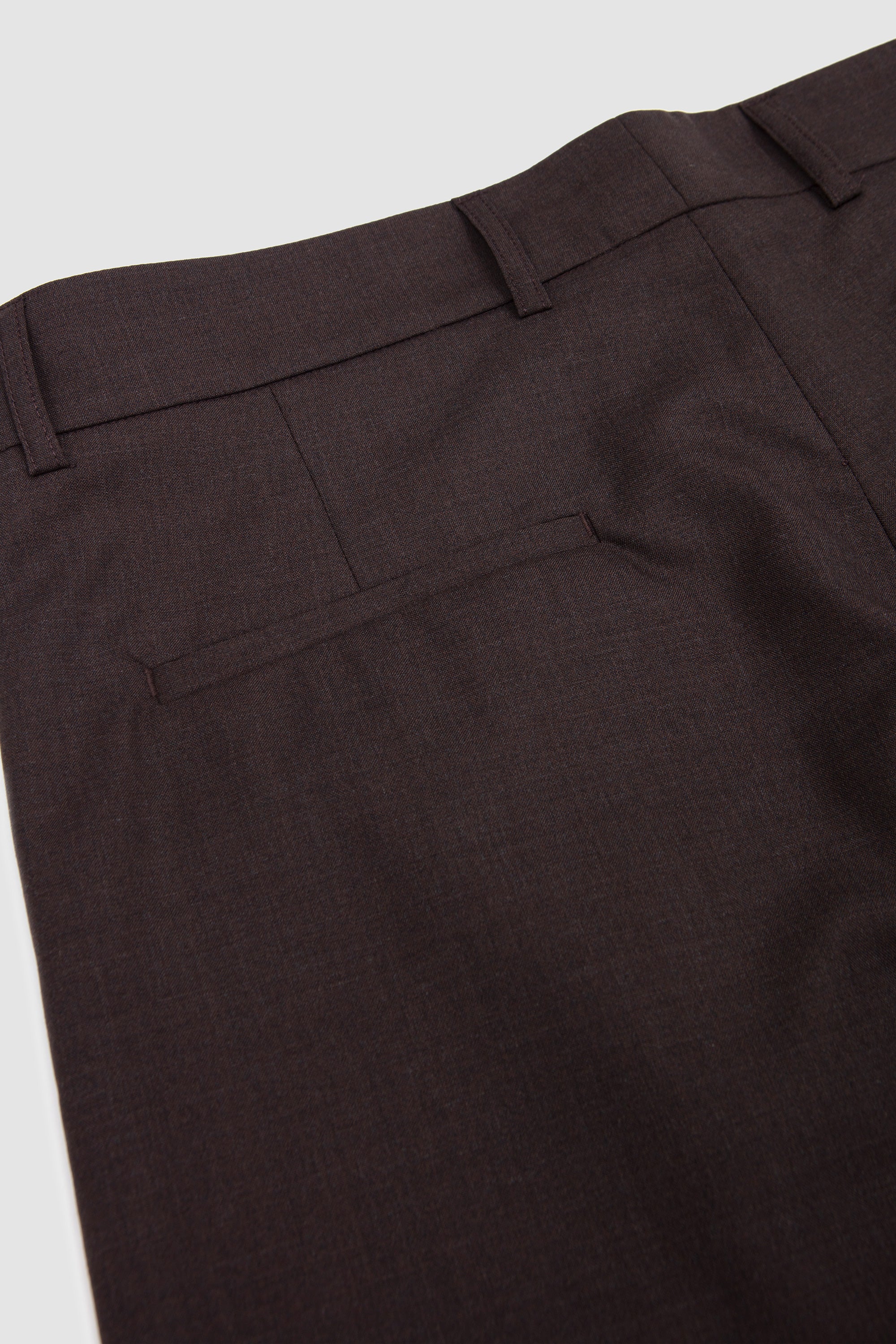 Grandad Trousers Dark Brown