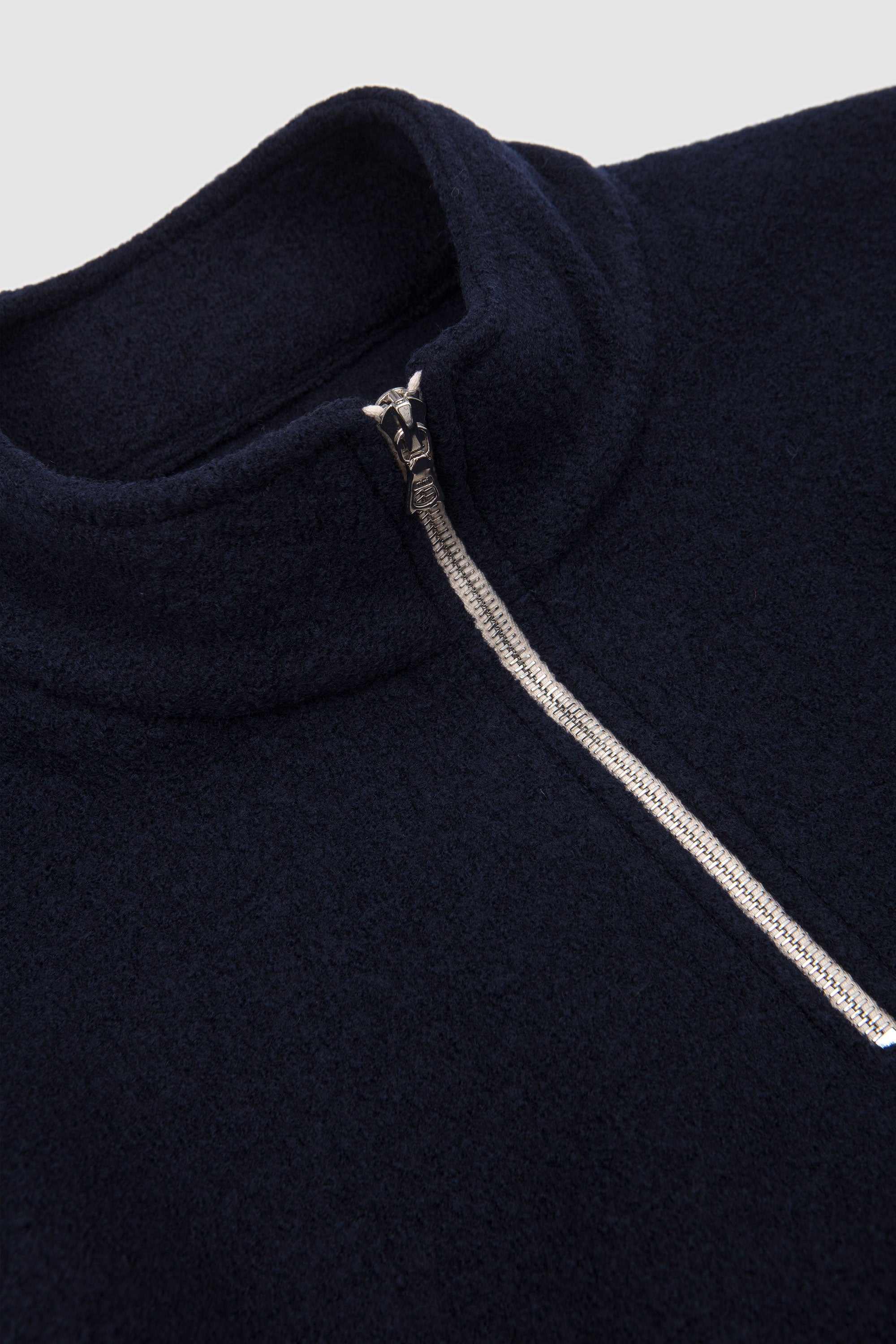 Half Zipped Pullover Blue Green_2