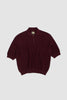 SPORTIVO STORE_Honeycomb Knit Polo Plum