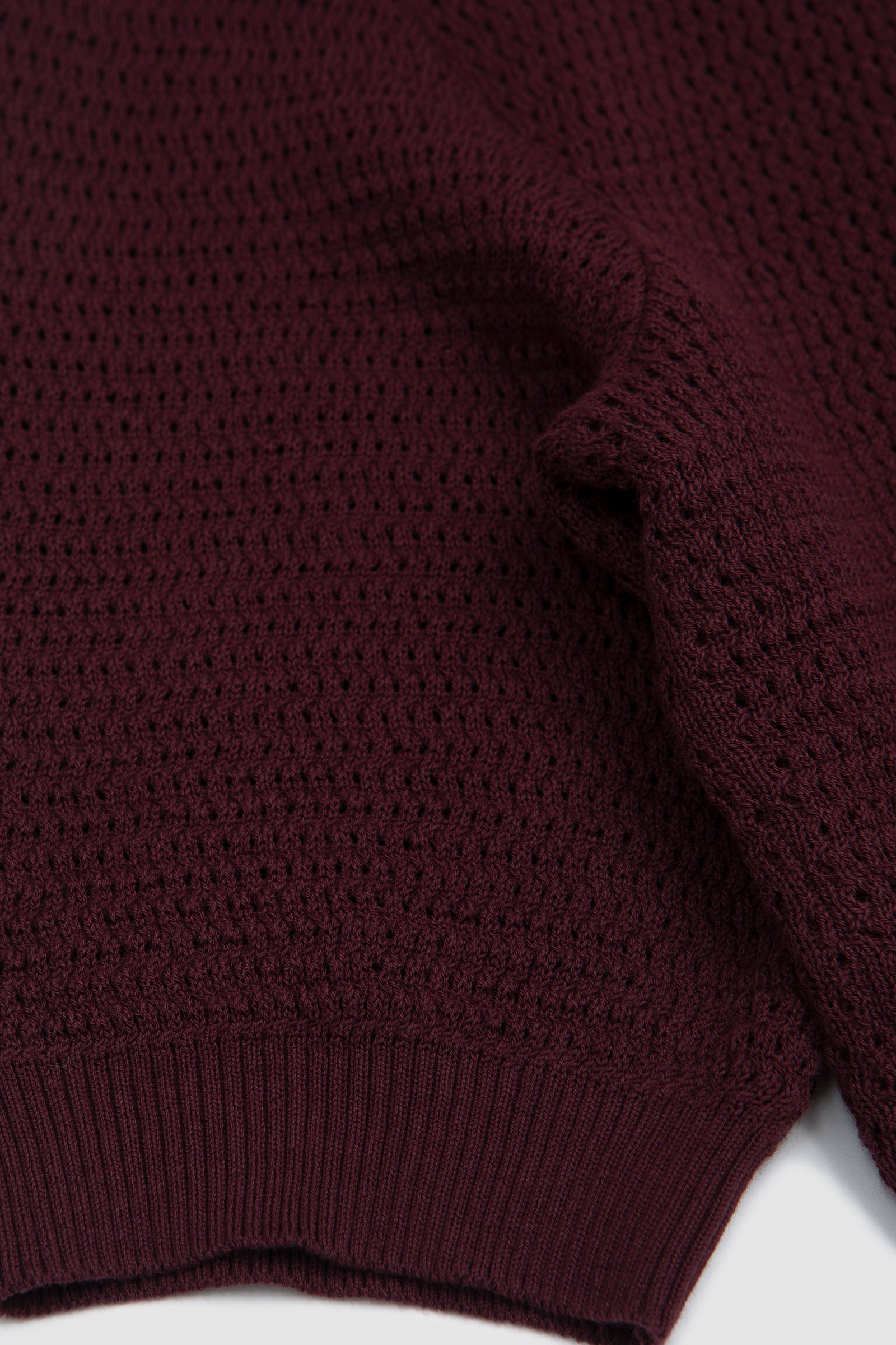 SPORTIVO STORE_Honeycomb Knit Polo Plum_4