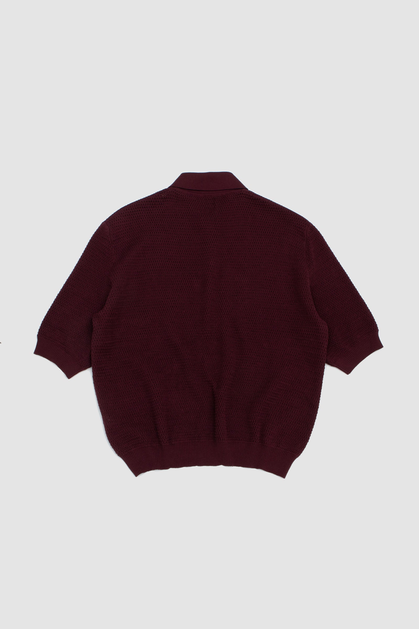 SPORTIVO STORE_Honeycomb Knit Polo Plum_5