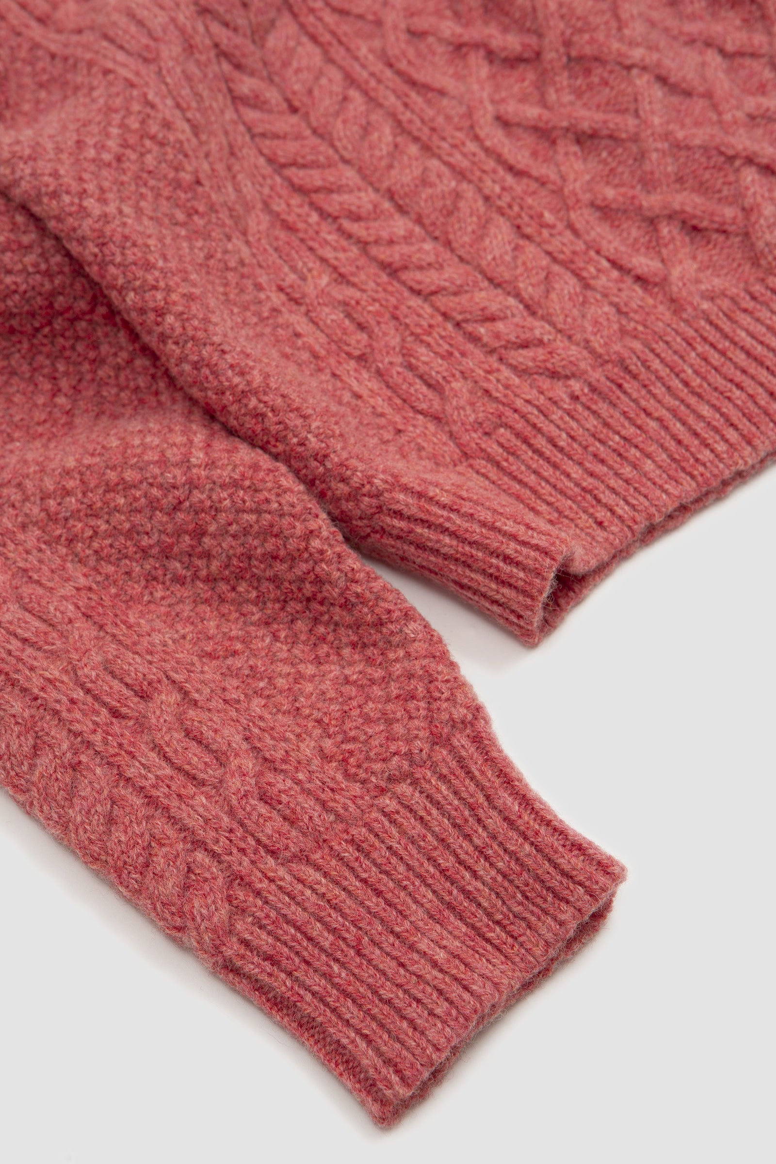 SPORTIVO [Cable knit sweater rose]
