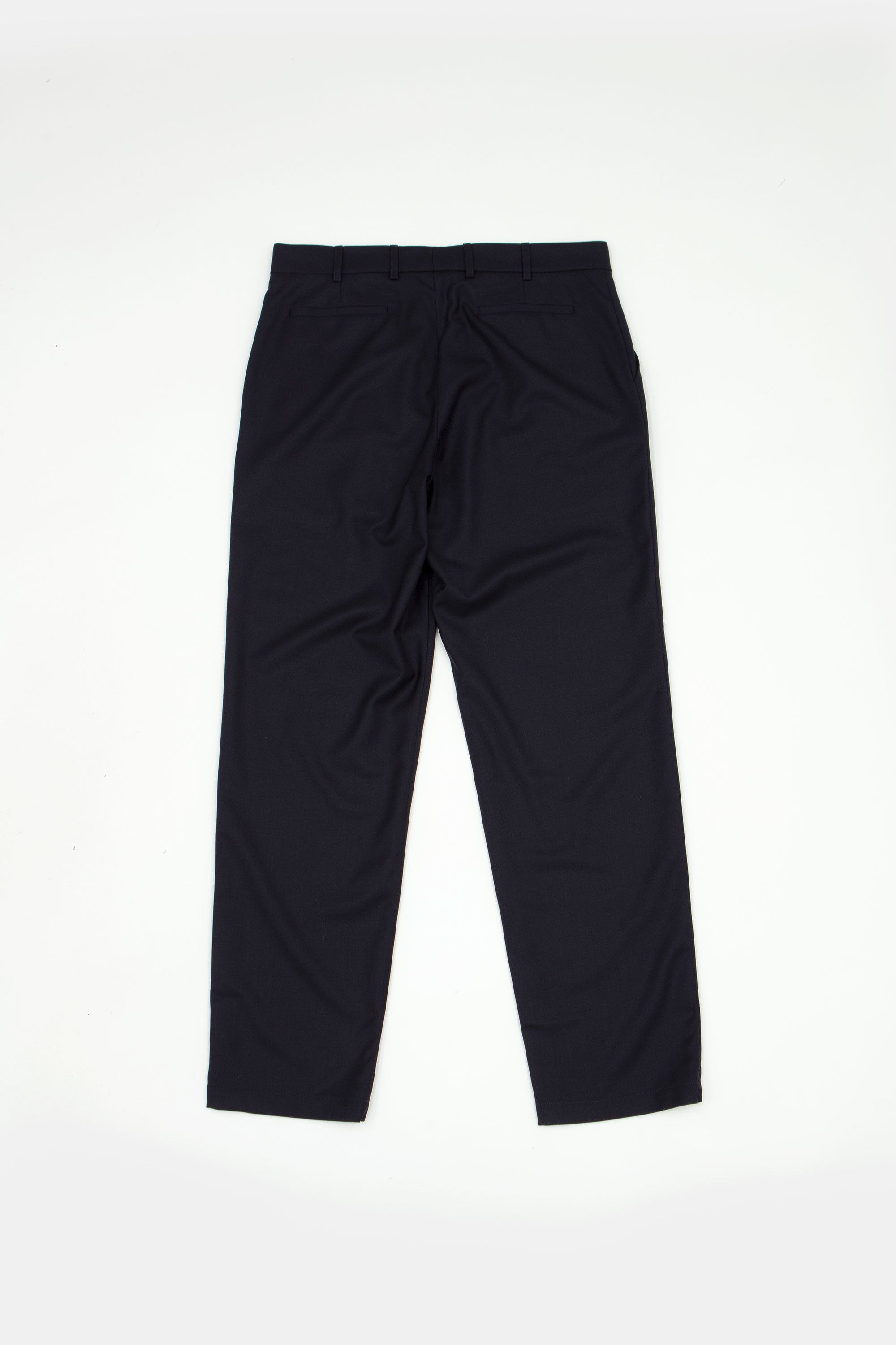One Pleat Trousers Dark Navy_4