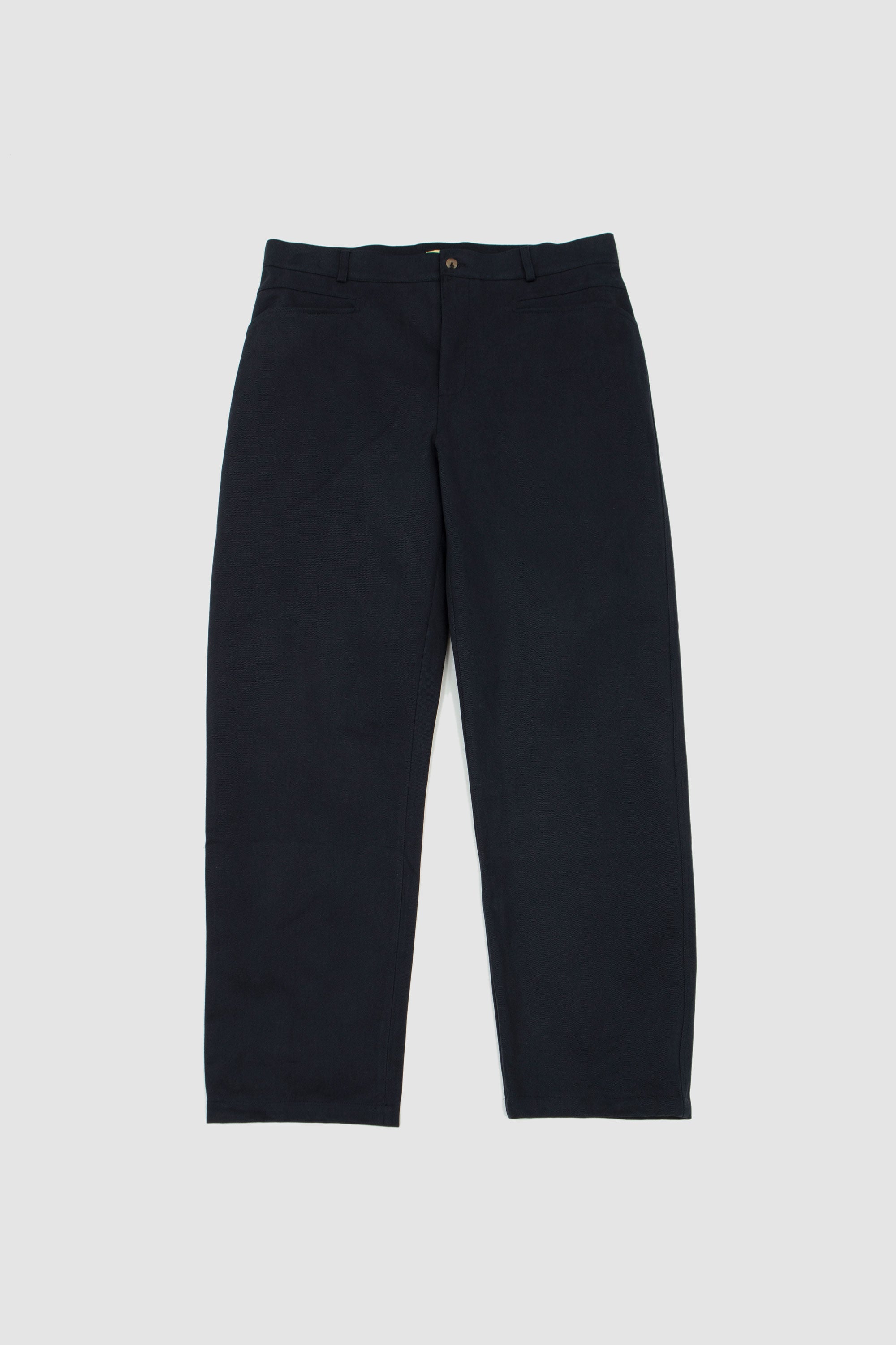 Wide Leg Work Pants Dark Navy