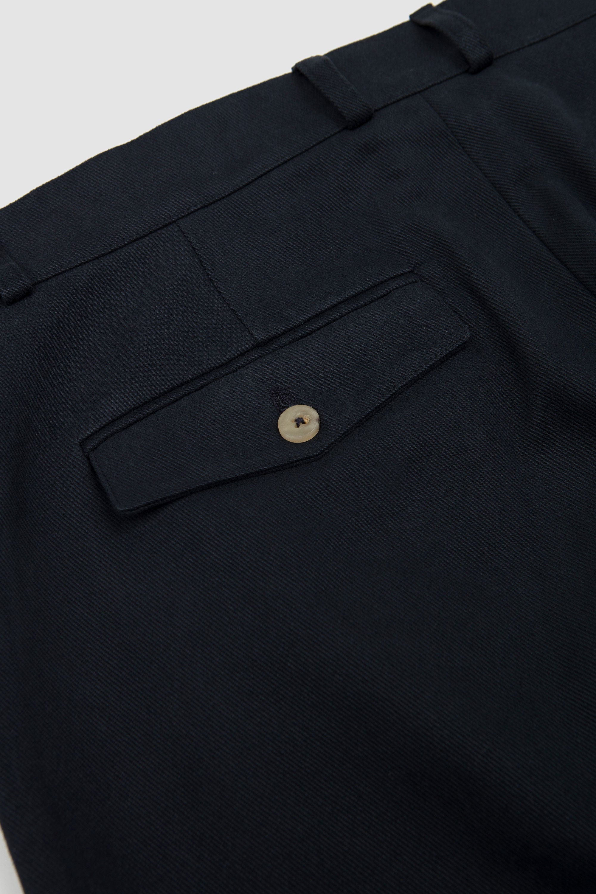 Wide Leg Work Pants Dark Navy