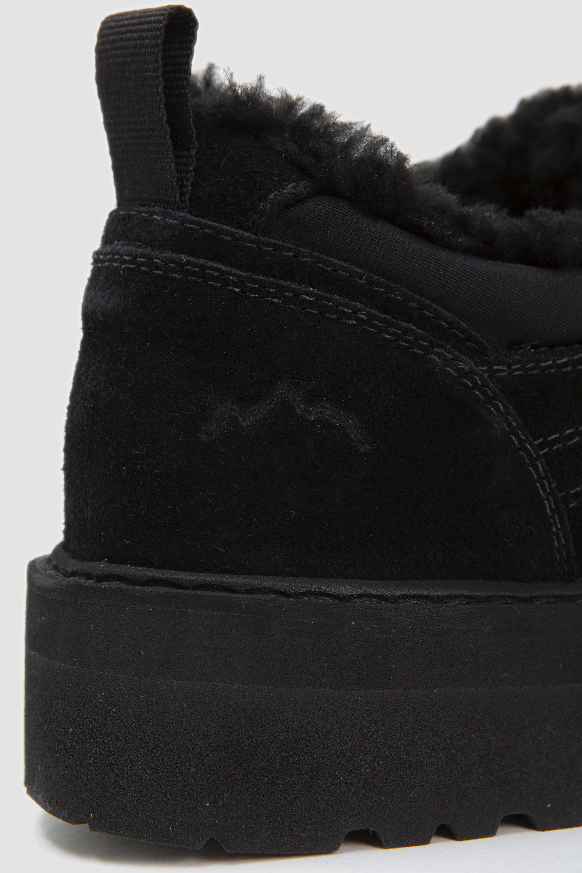 Lauro Shearling Black Suede_5