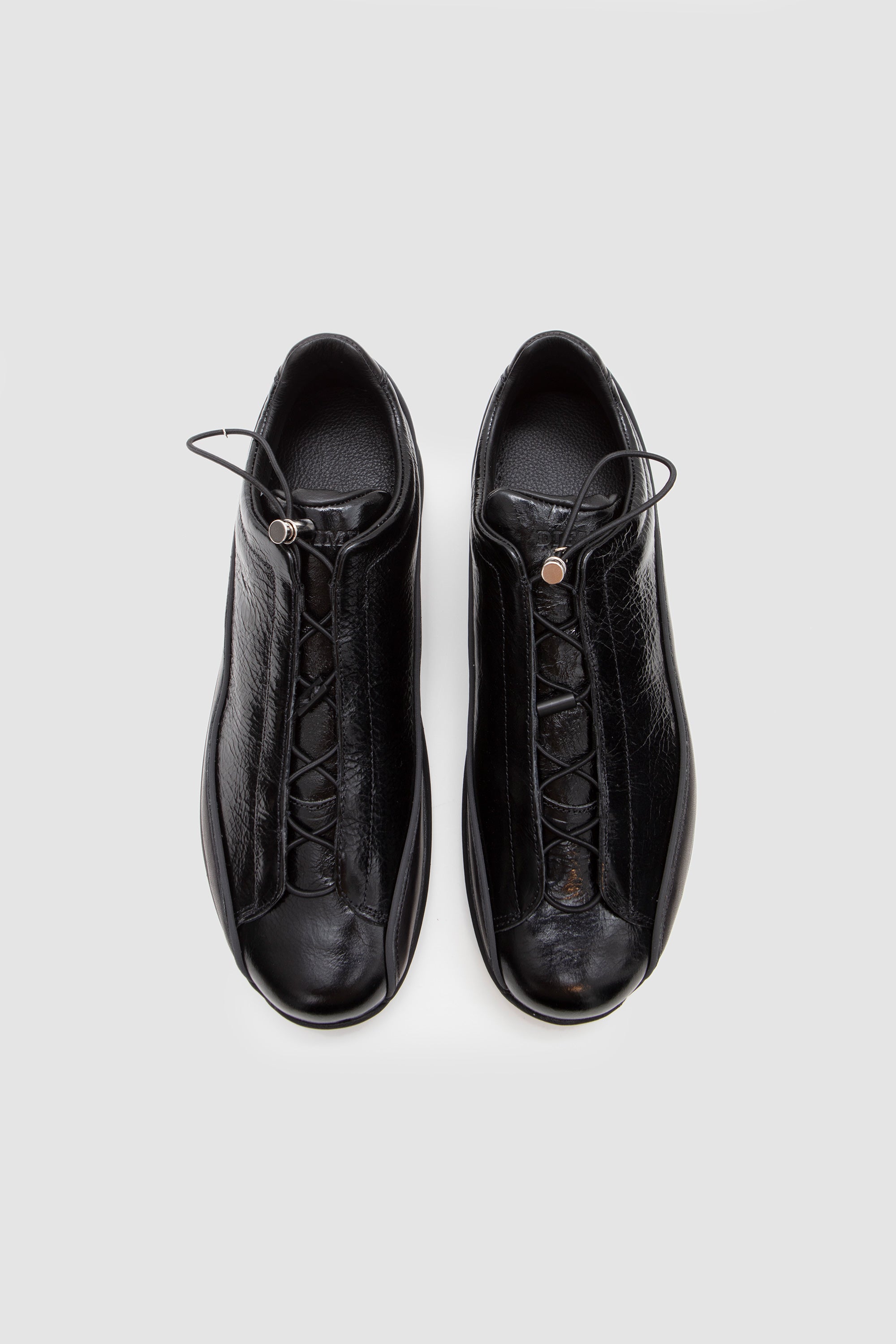 Licata Crackled Patent Leather W Black