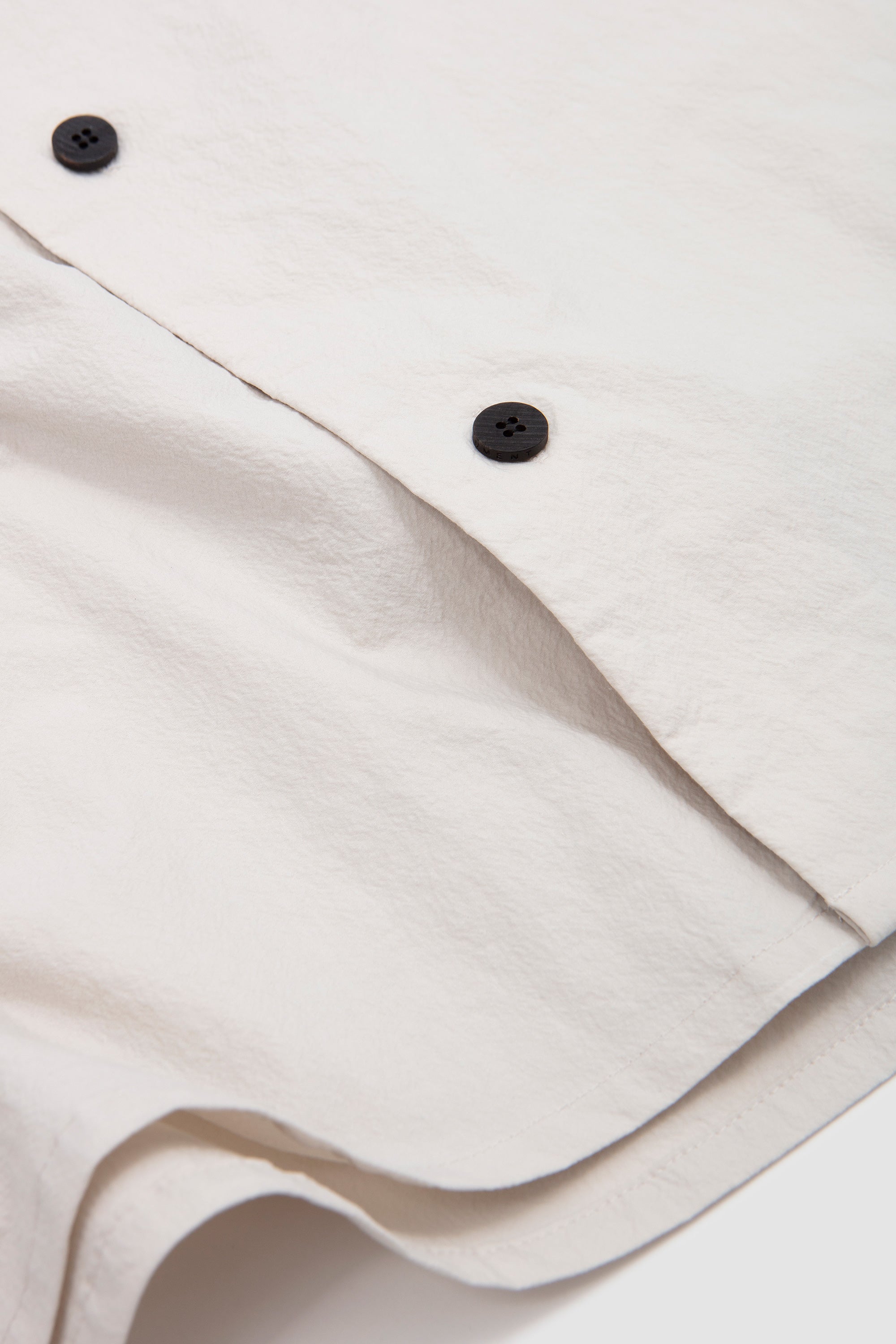 Cotton Nylon French Shirt Ivory_1