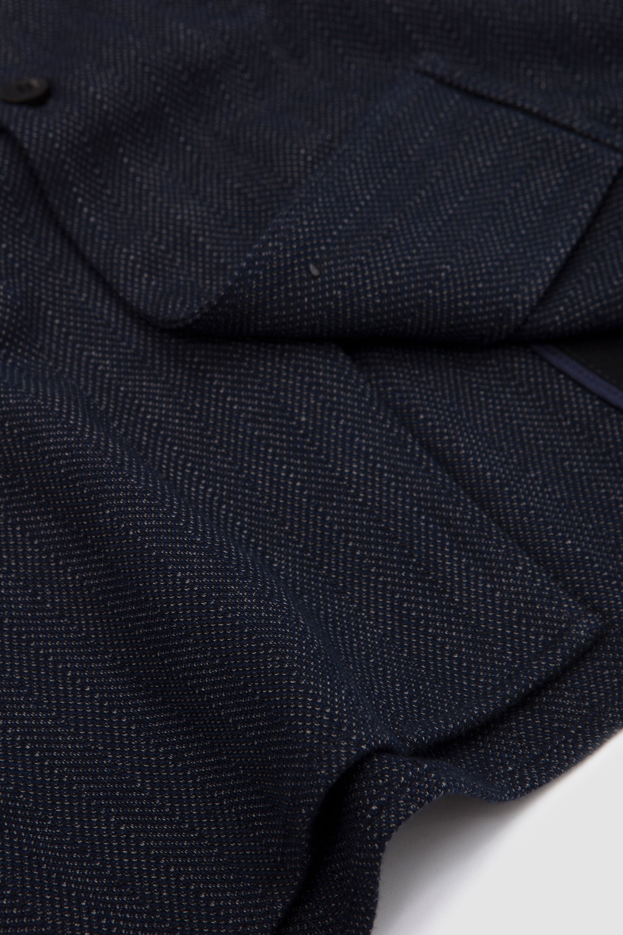 Denim Cotton Oversized Shirt Navy