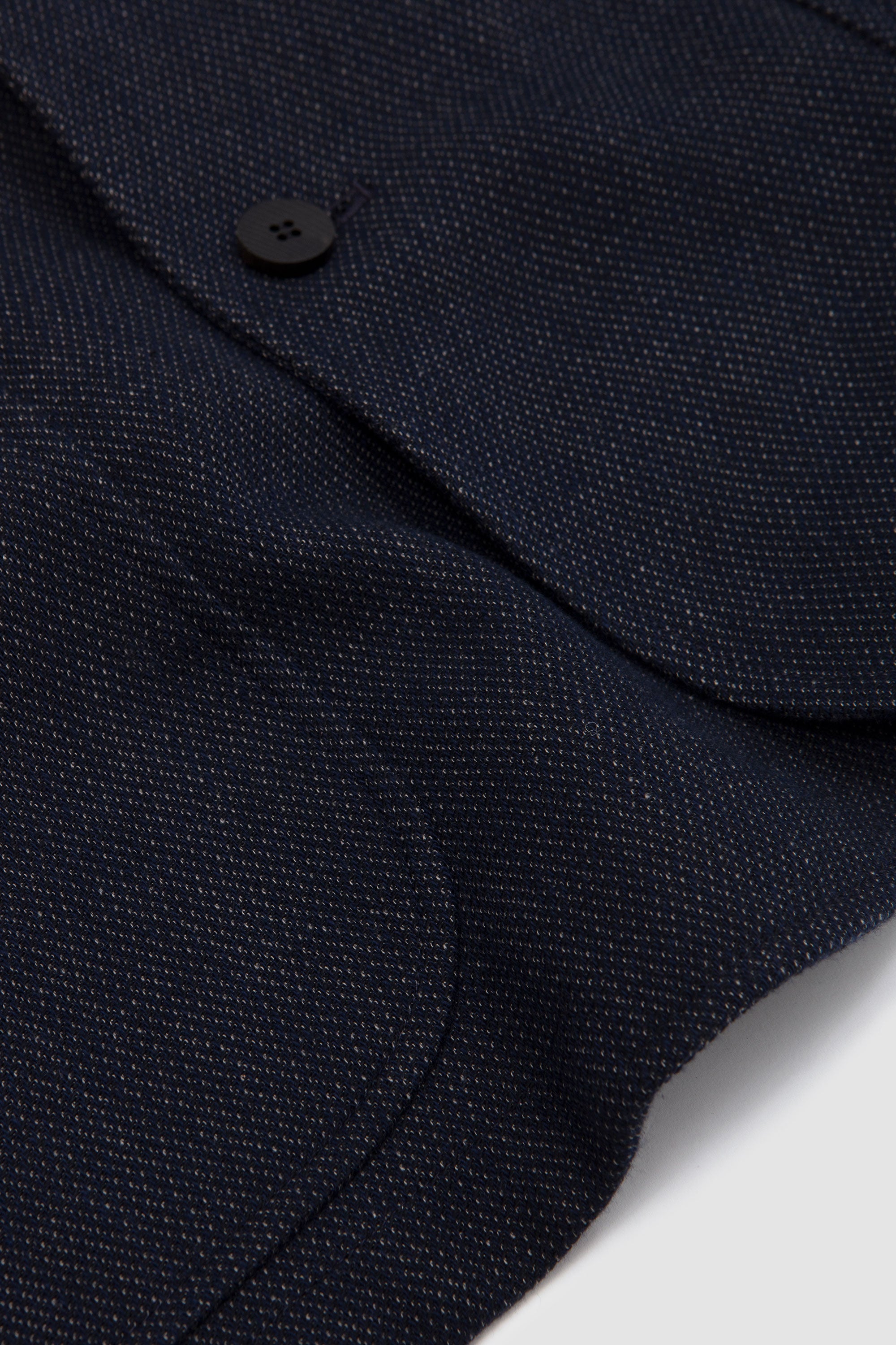 Denim Cotton Raglan Jacket Navy